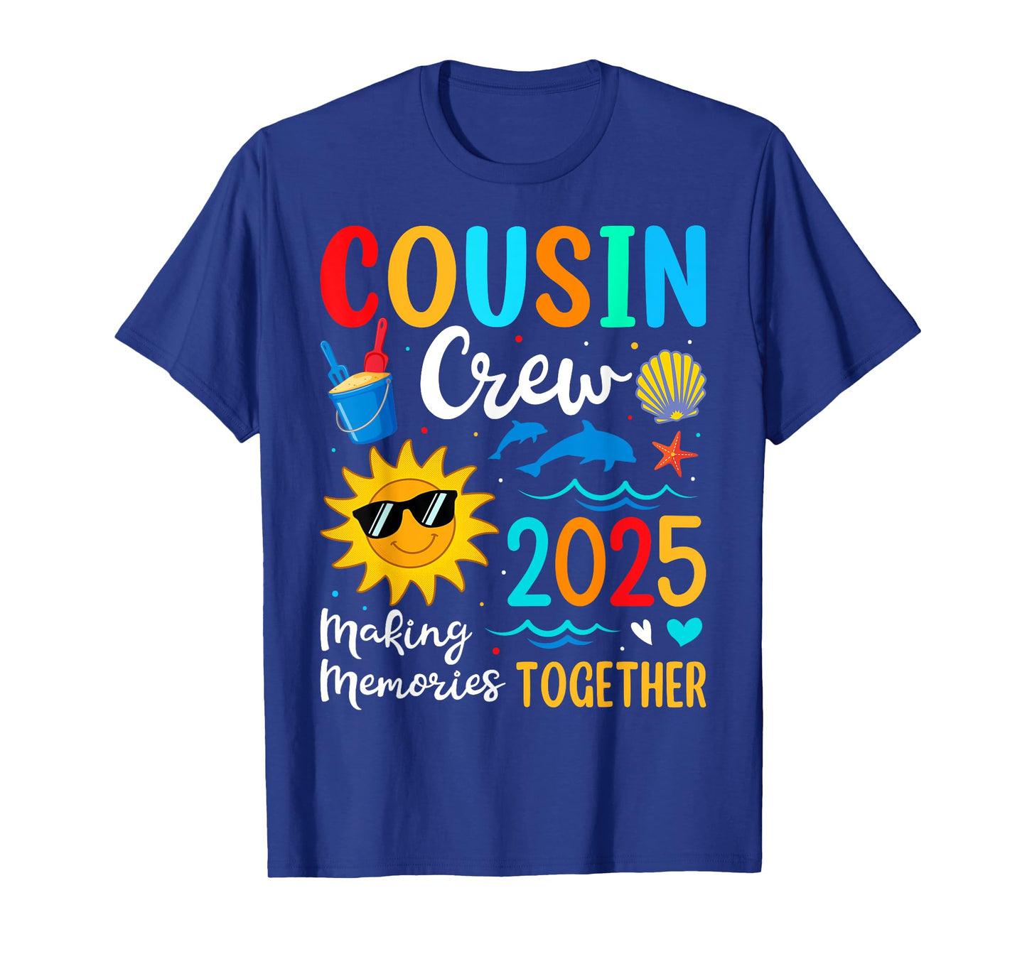 Cousin crew 2025 Summer Vacation Beach Family Trips Matching T-Shirt