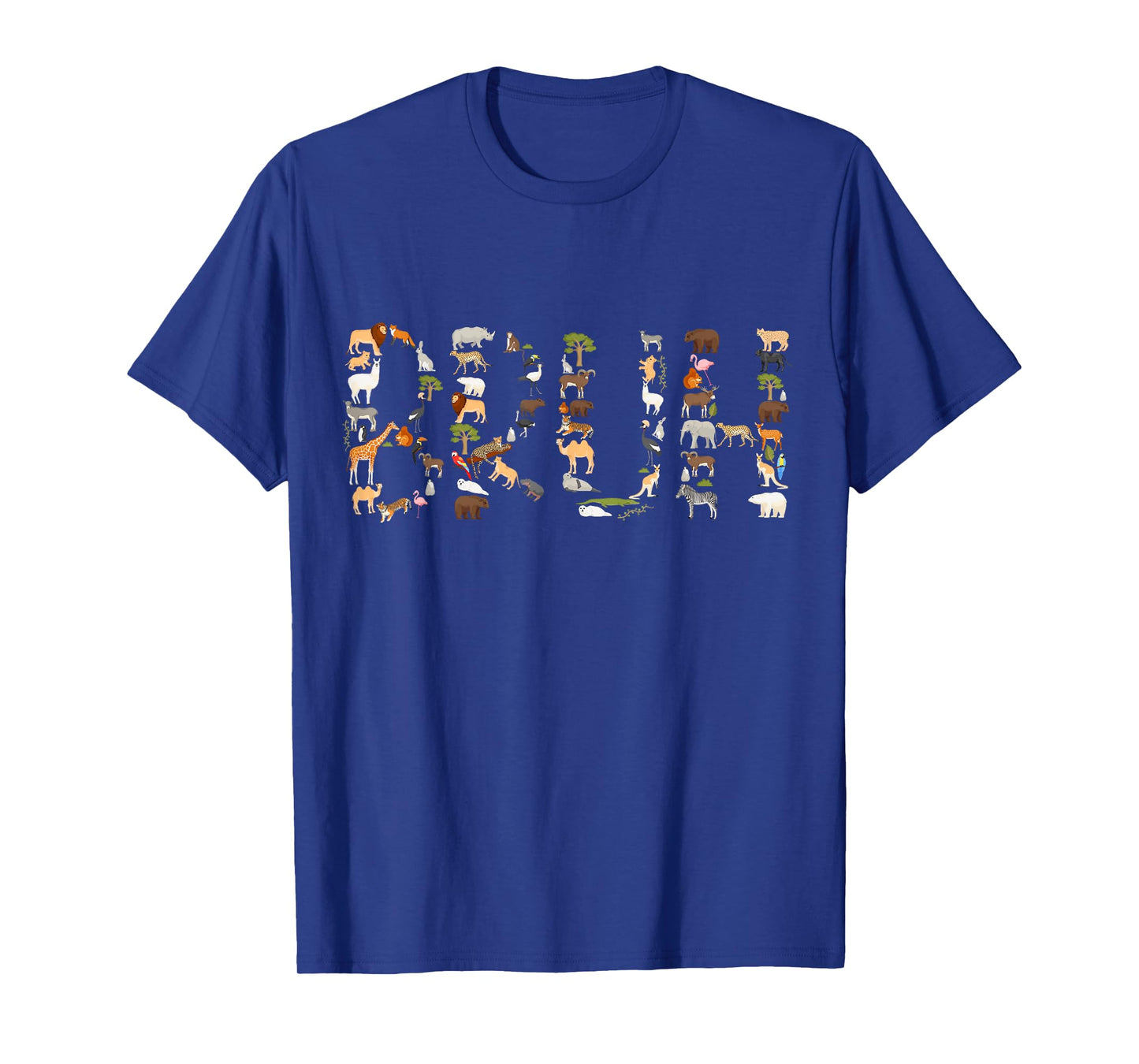 Safari Animals Wildlife Zookeeper Funny Bruh Boys Teens Kids T-Shirt