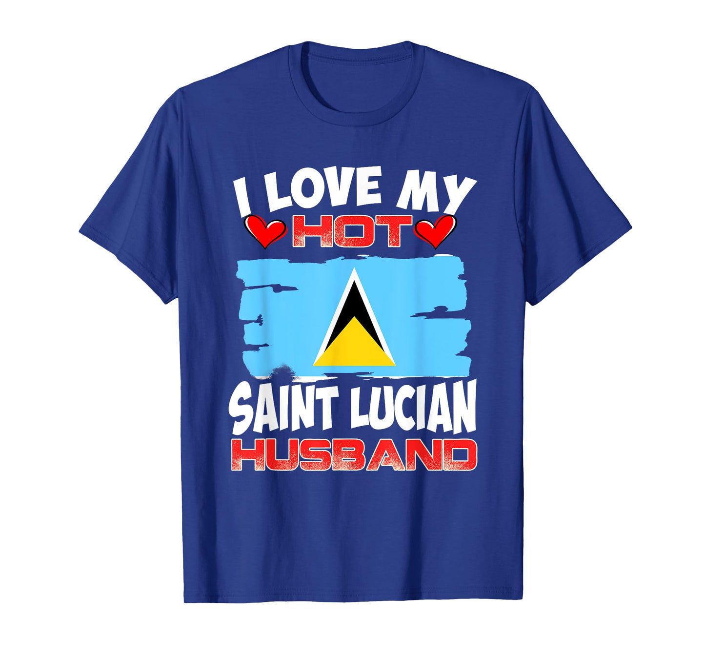 Saint Lucia I Love My Hot Saint Lucian Husband T-Shirt