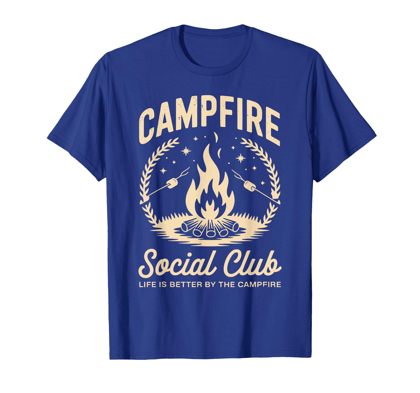 Campfire Social Club No City Lights Just Campfire Nights T-Shirt