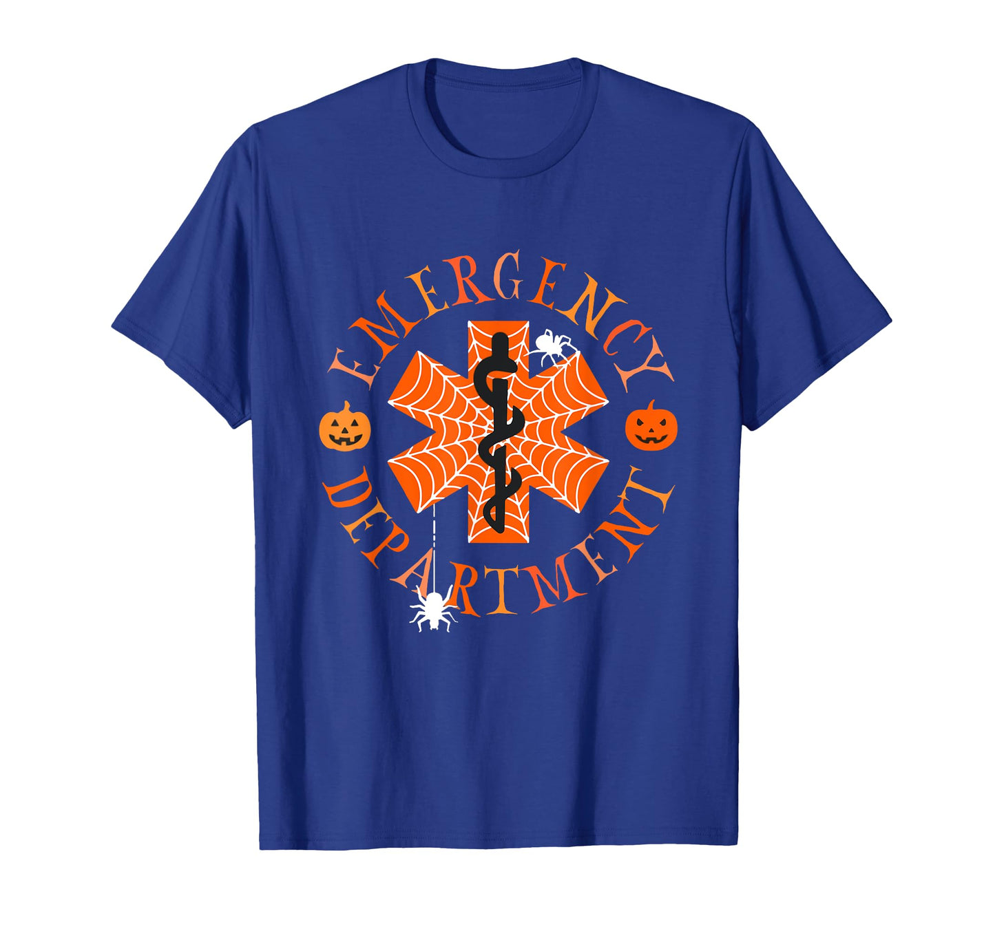 Spooky Nurse Emergency Department Emergency Room Halloween T-Shirt