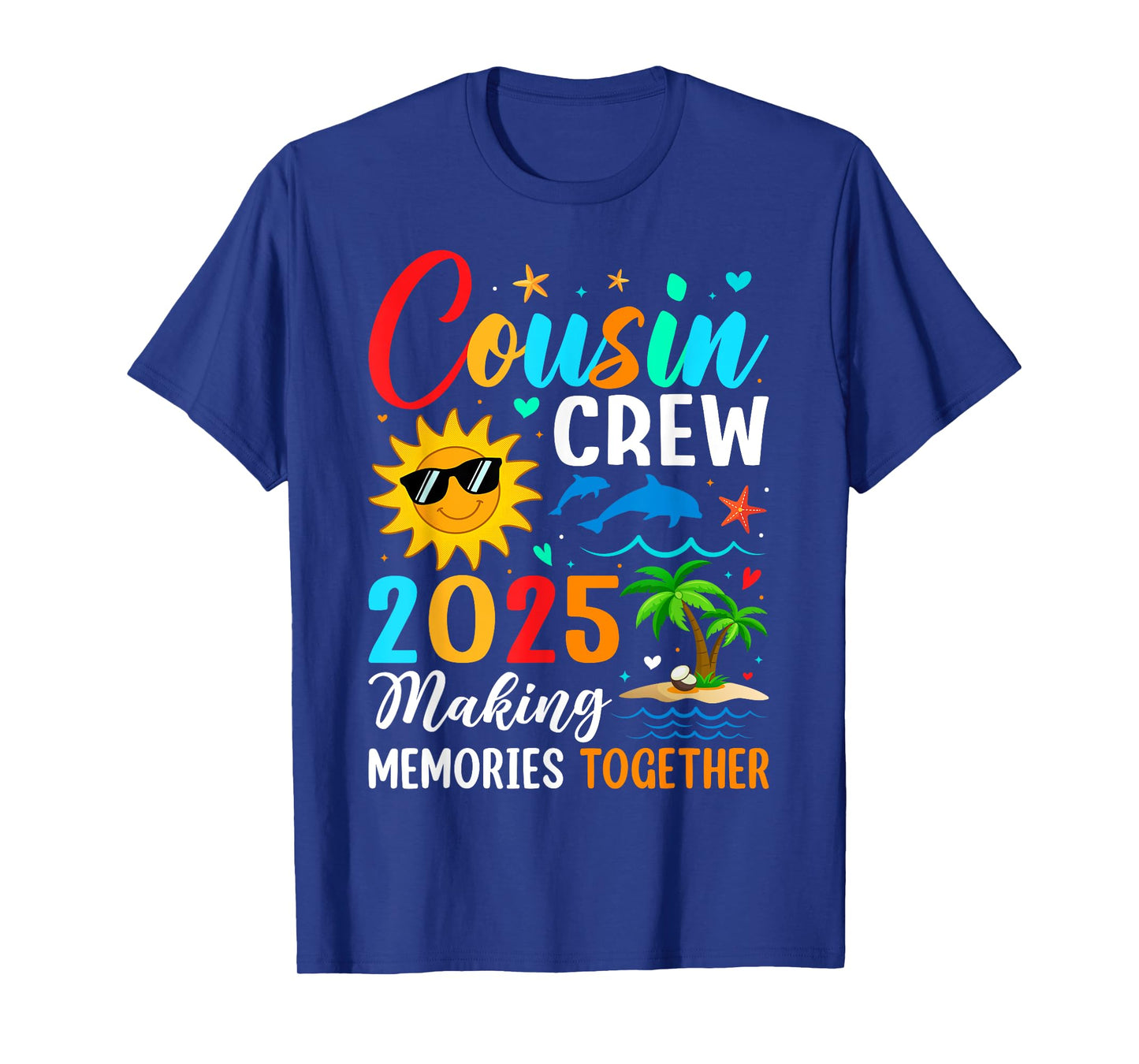 Cousin crew 2025 Summer Vacation Beach Family Trips Matching T-Shirt