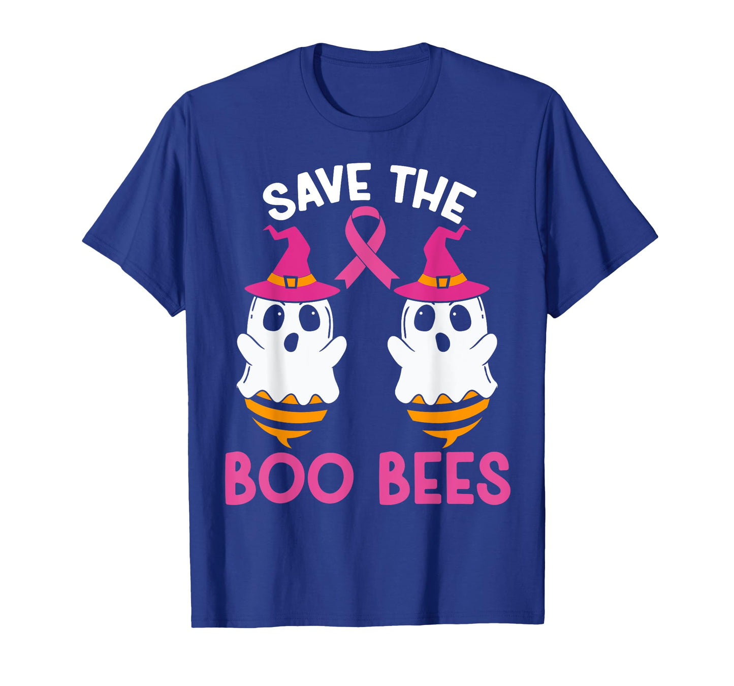 Save The Boobees Boo Bees Breast Cancer Awareness Halloween T-Shirt