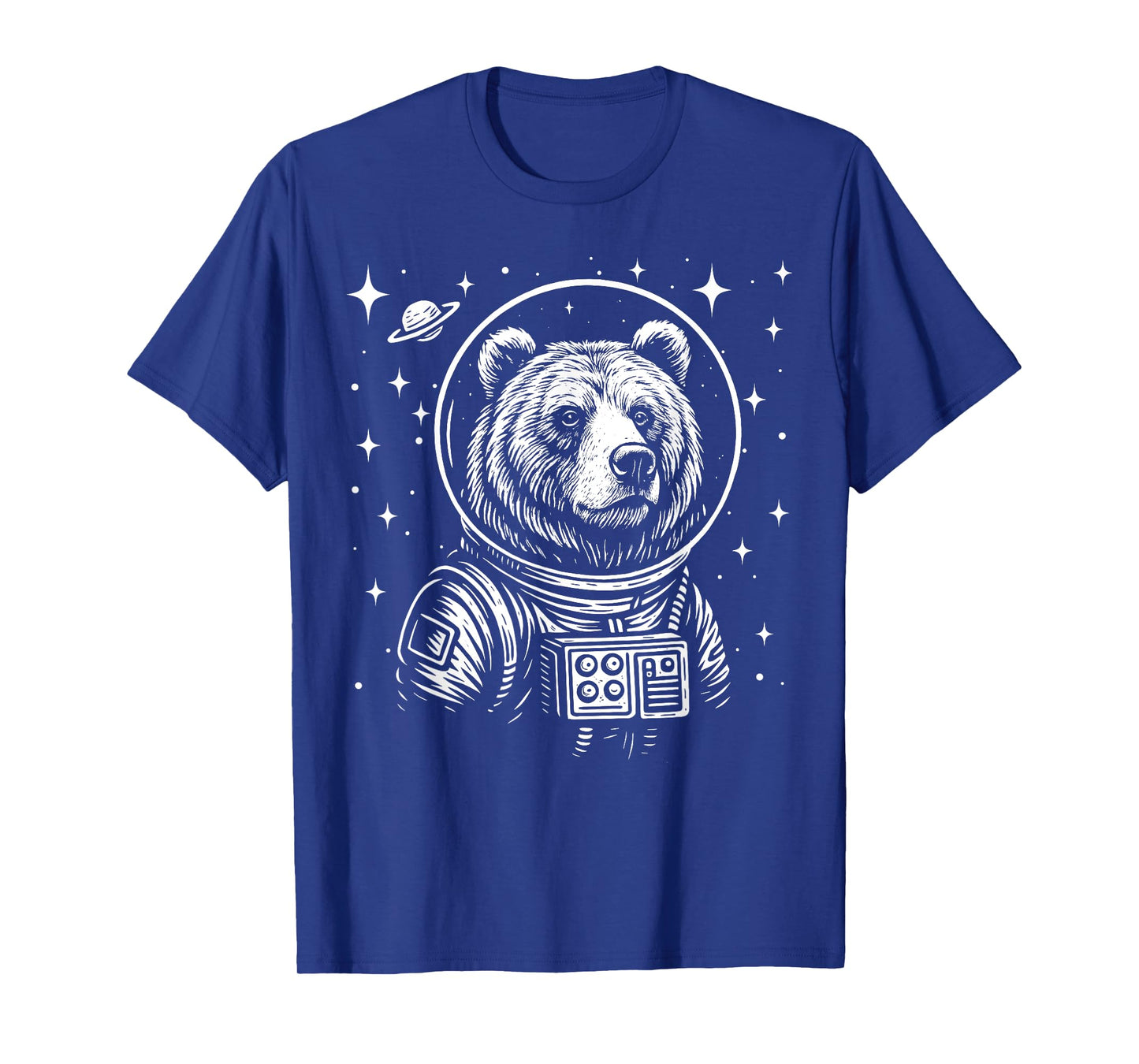 Astronaut Grizzly Bear Space Galaxy T-Shirt