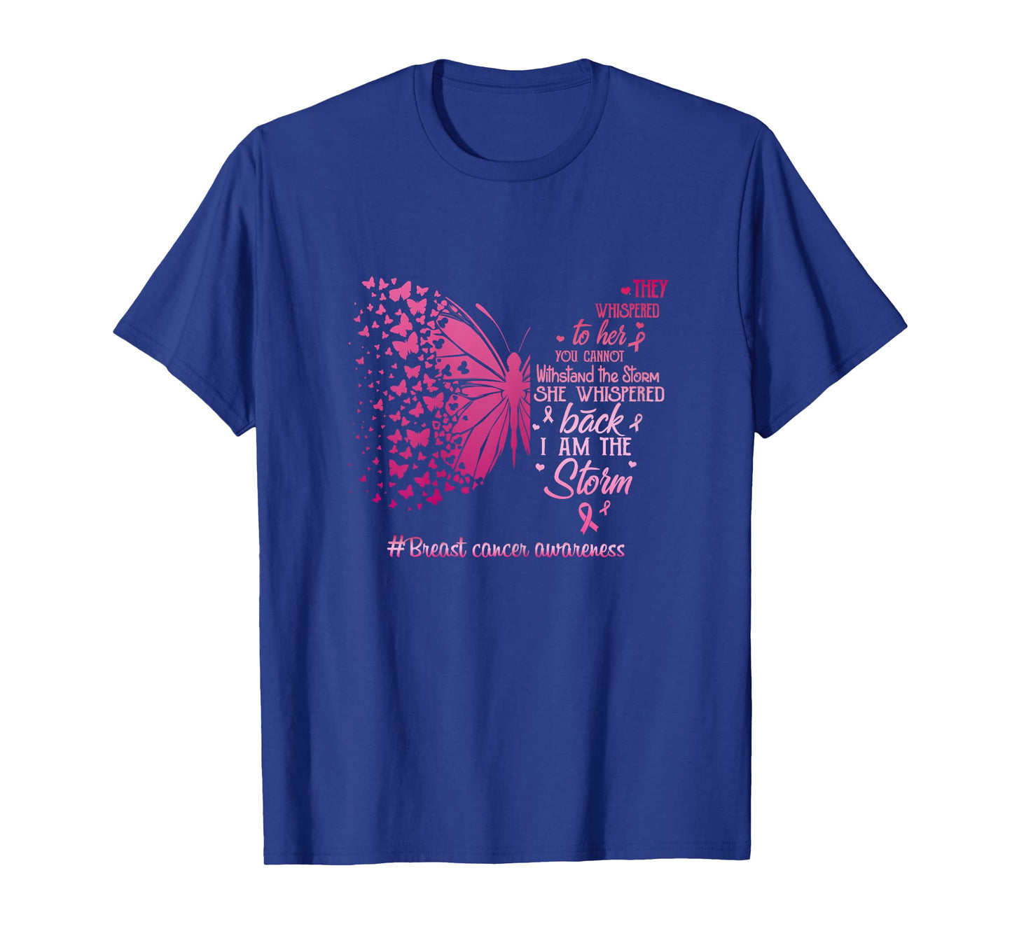 I am the storm Breast Cancer Awareness Butterfly T-Shirt