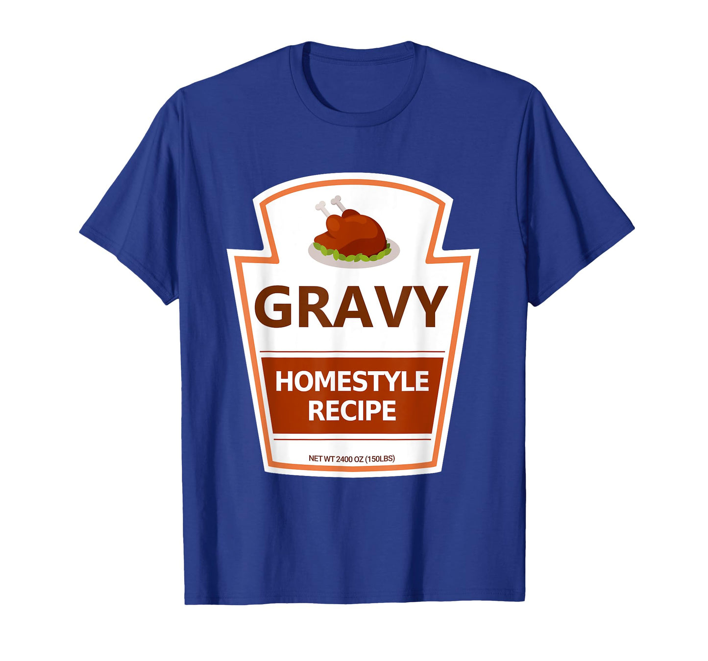 Lazy Costume Thanksgiving Gravy Jar T-Shirt