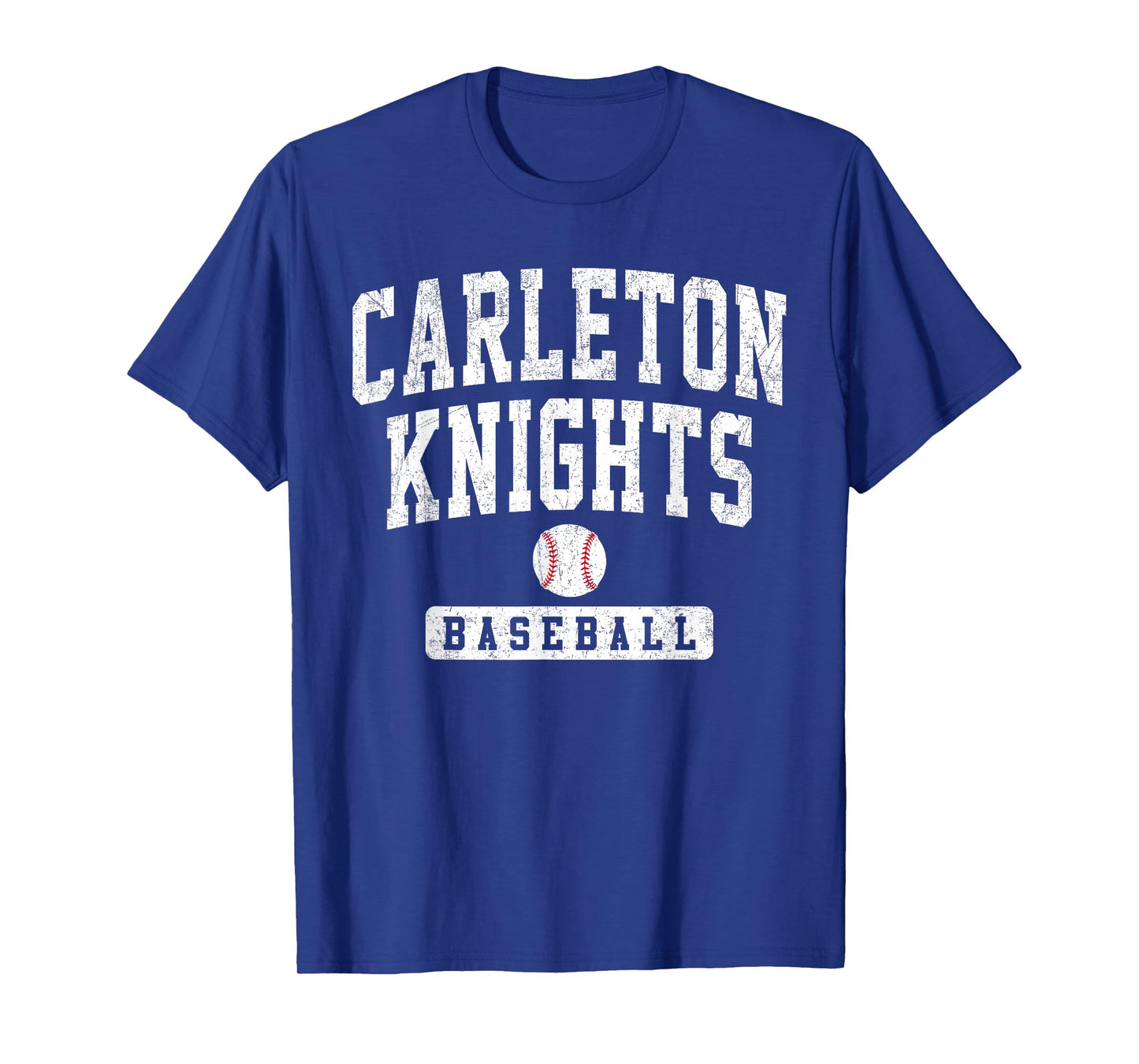 Carleton College Knights Baseball Arch Vintage Design Men T-Shirt