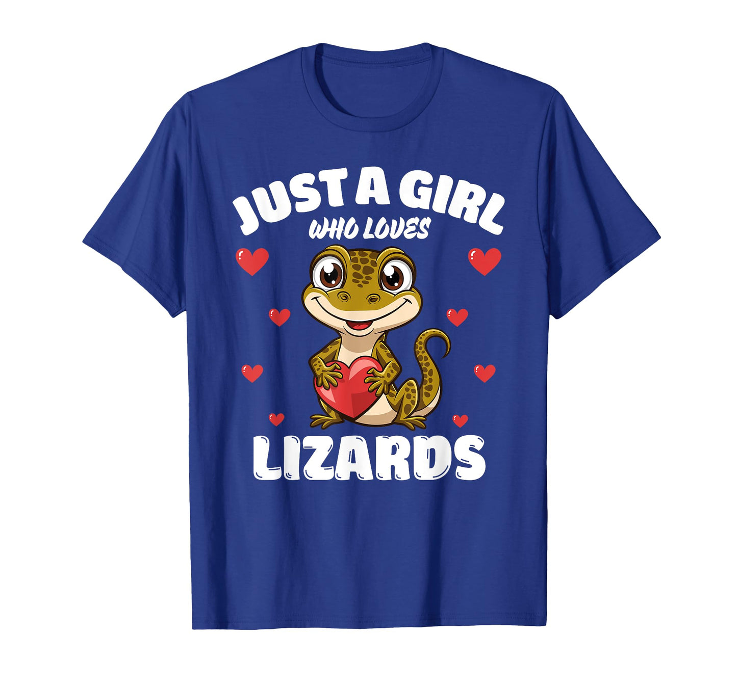 Just A Girl Who Loves Lizards, Cute Lizard Lovers T-Shirt
