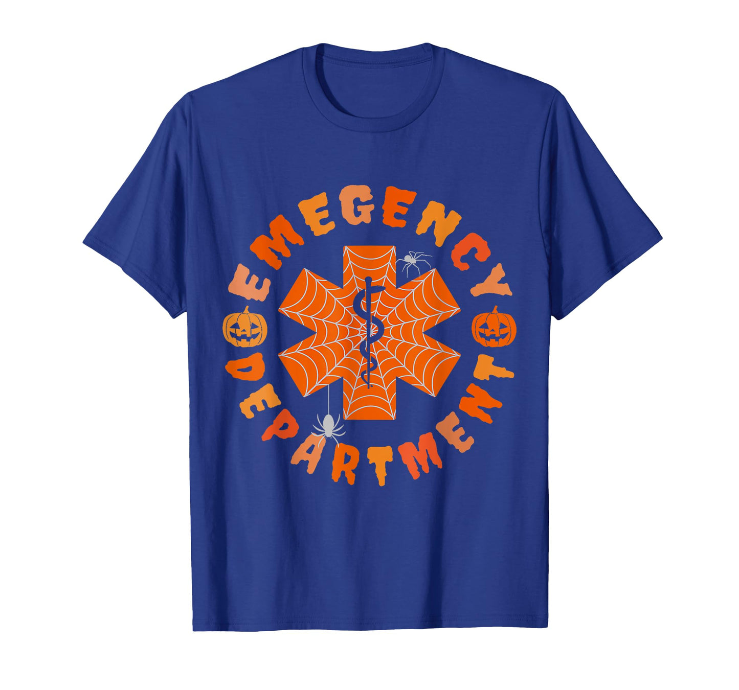 Spooky Nurse Emergency Department Emergency Room Halloween T-Shirt
