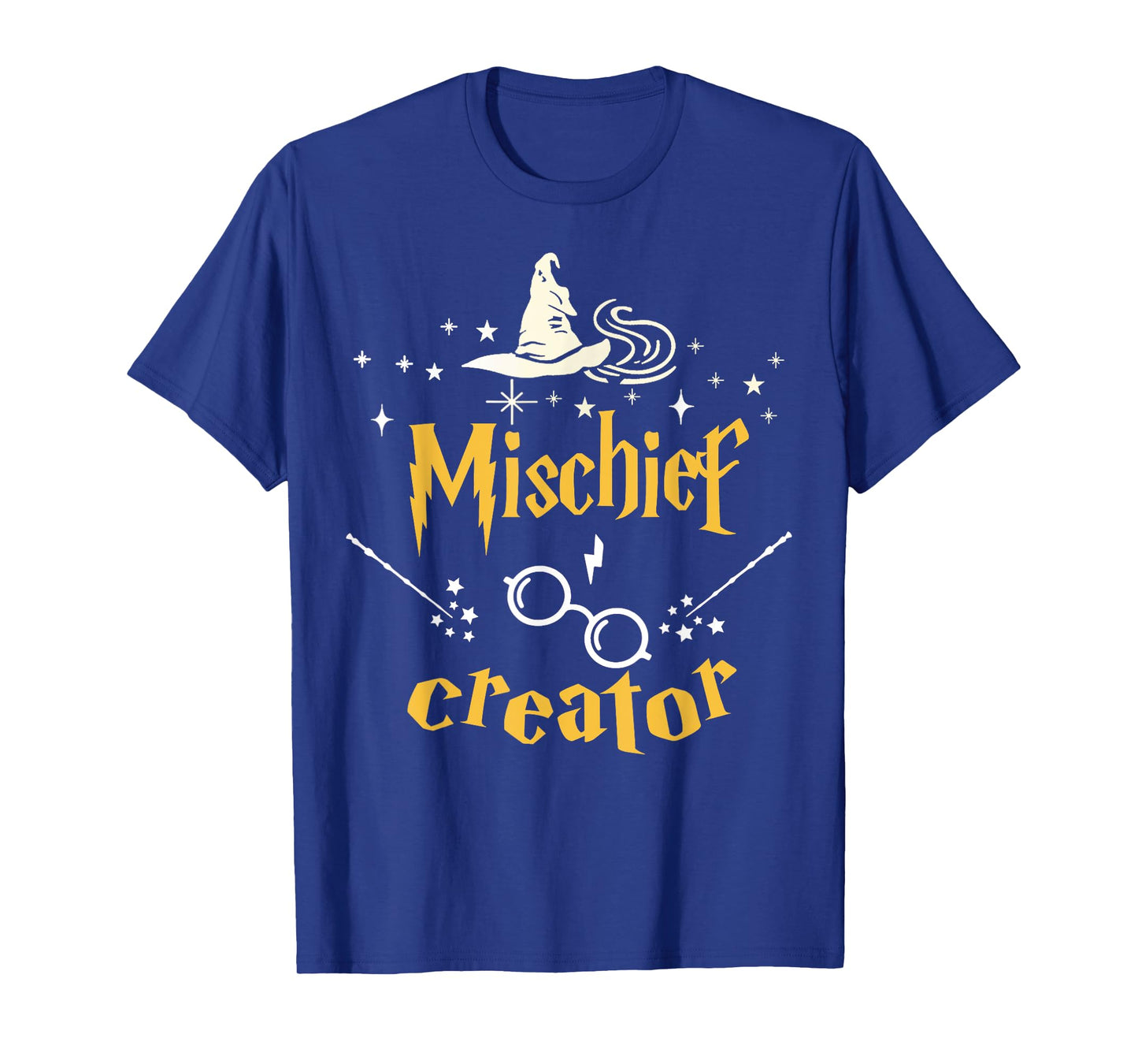 Mischief Creator Funny Magical Wizard Birthday Boys Girls T-Shirt