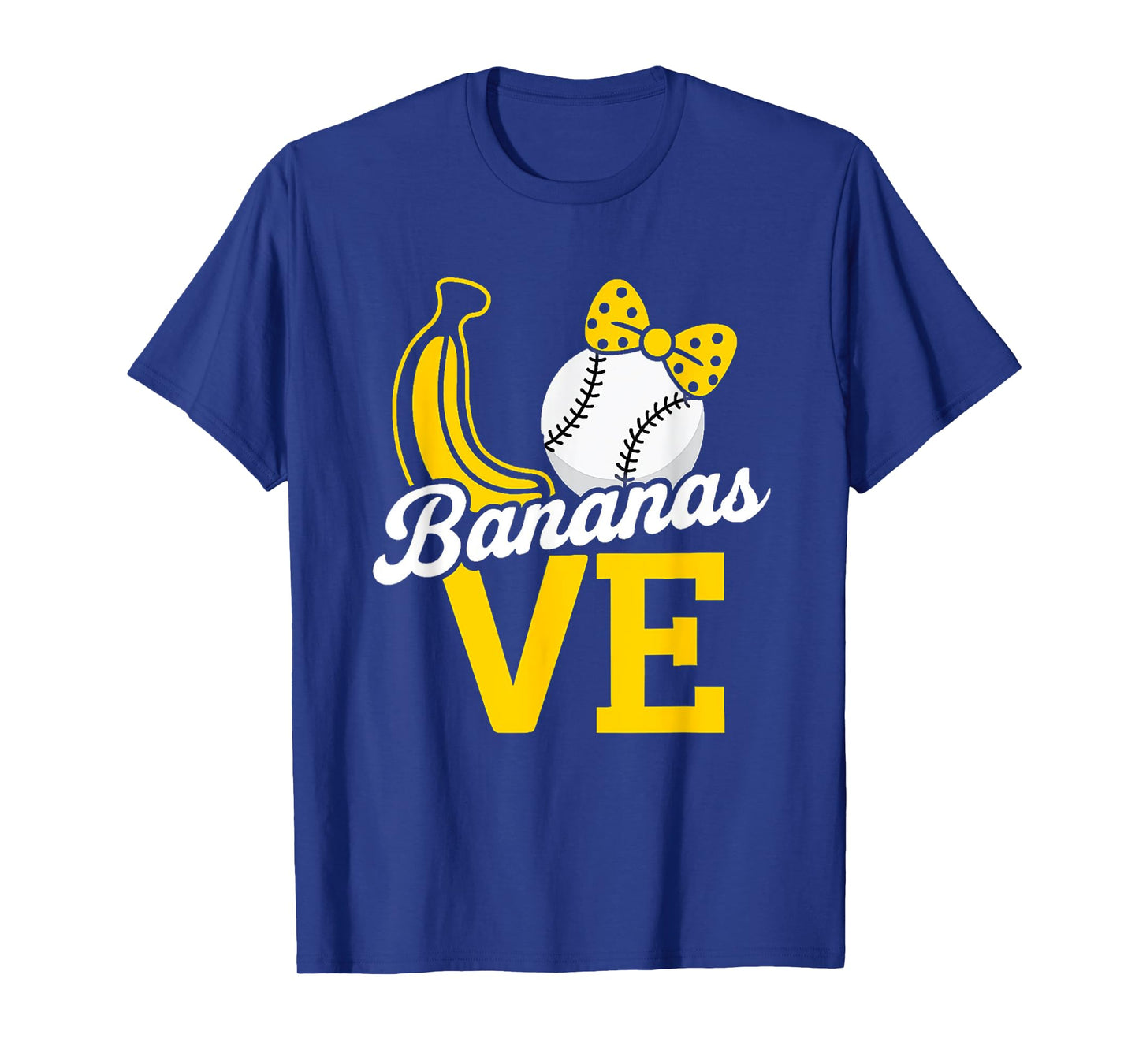 Love Banana Design Fruit Lover & Funny Banana Baseball T-Shirt