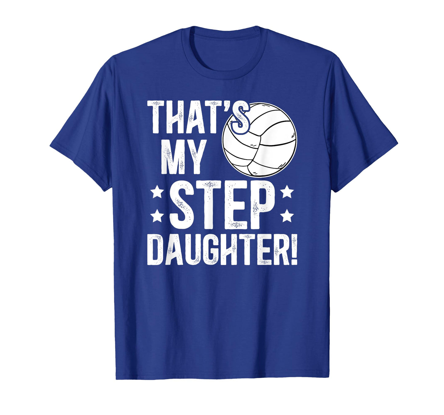 Volleyball Step-Dad Proud Volleyball Player Stepfather T-Shirt