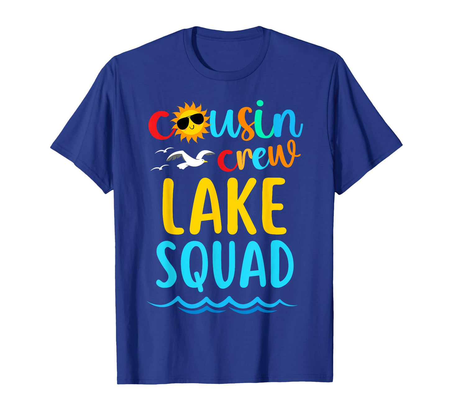 Cousin Crew Lake Squad 2024 Summer Vacation Family Matching T-Shirt