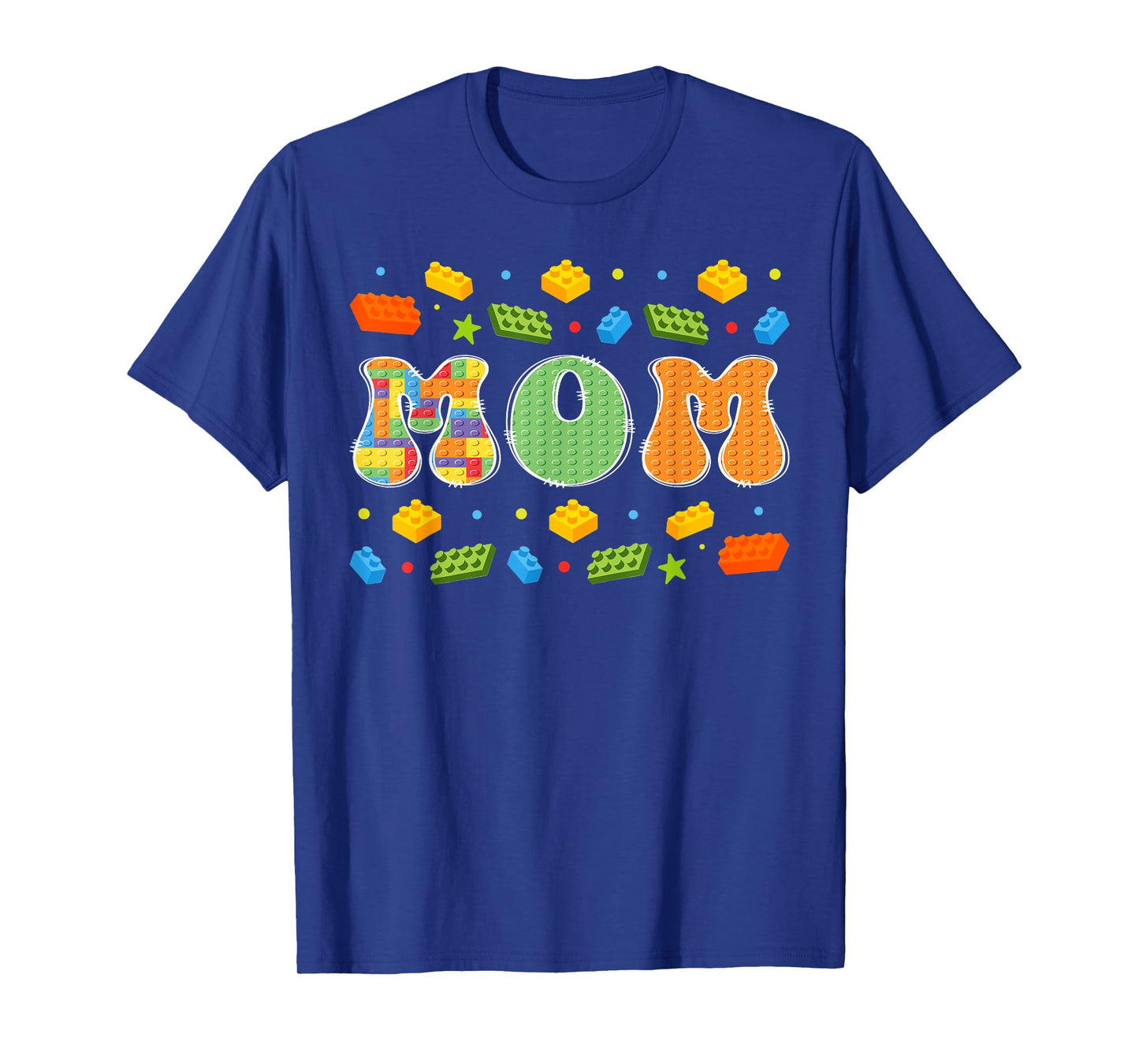 Mom Building Bricks Block Master Builder Matching T-Shirt