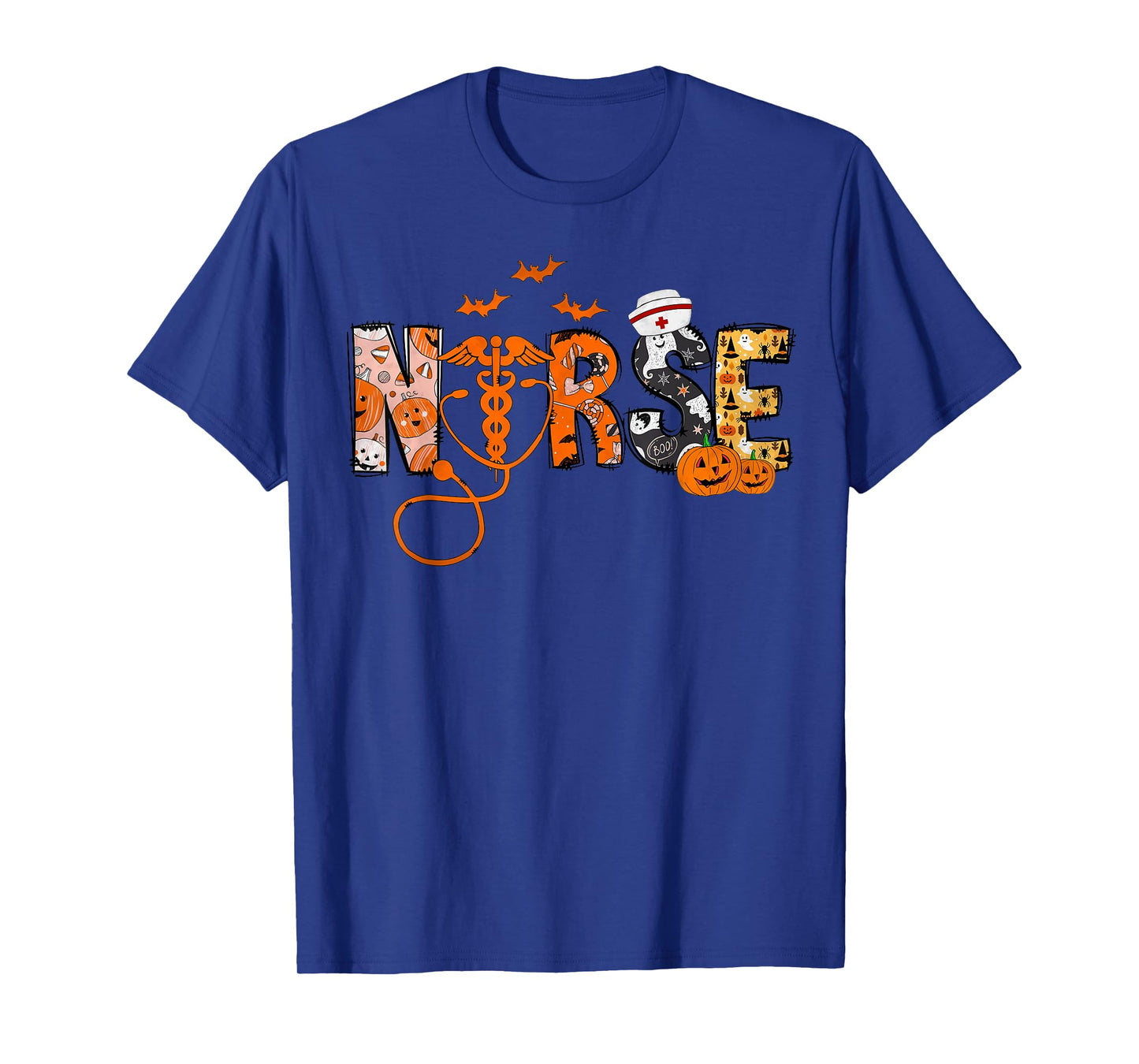 Nurse Halloween Scrub Top Women Coquette Bow T-Shirt