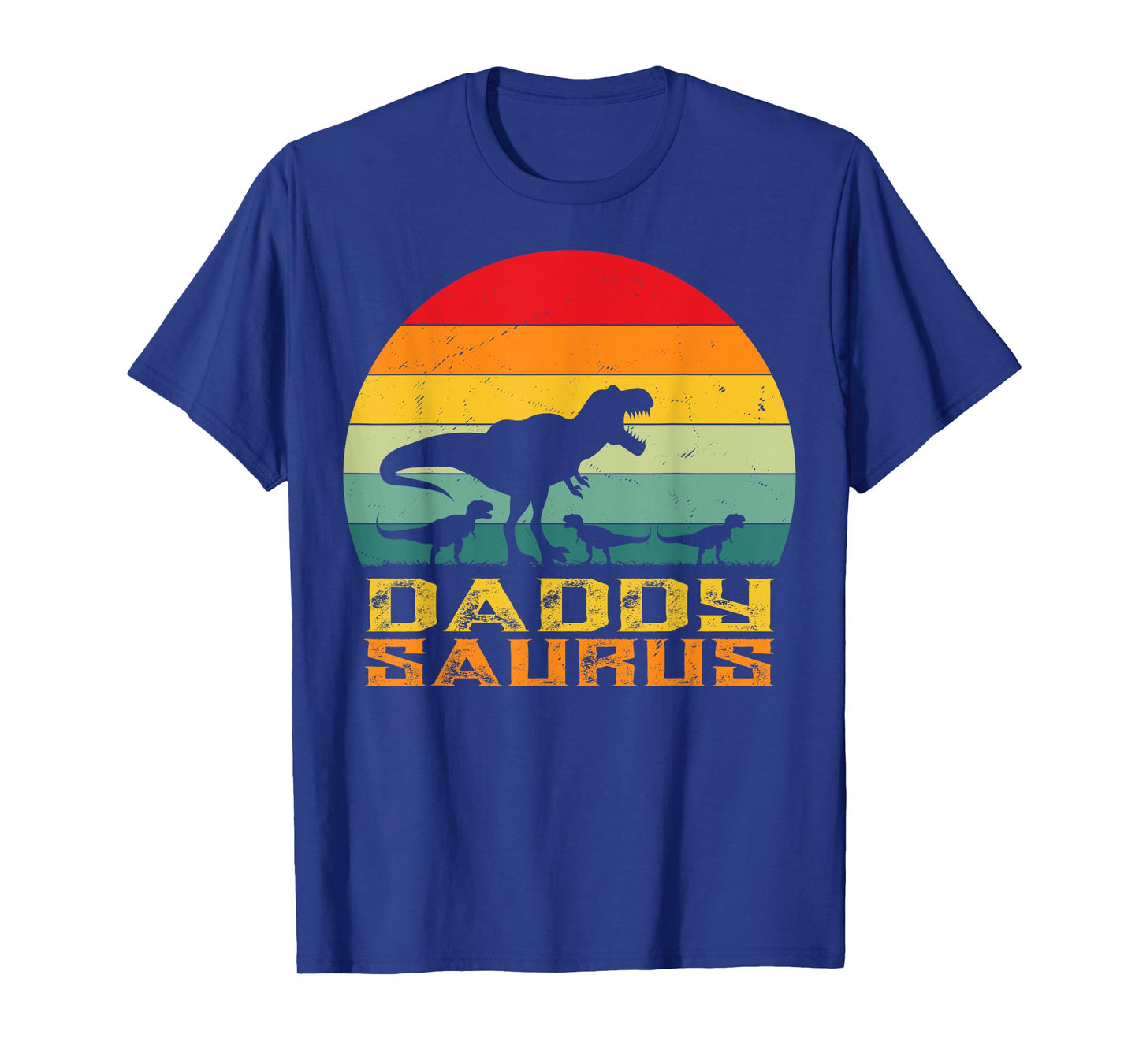Daddy Saurus T Rex Dinosaur Fathers Day Family Matching dad T-Shirt