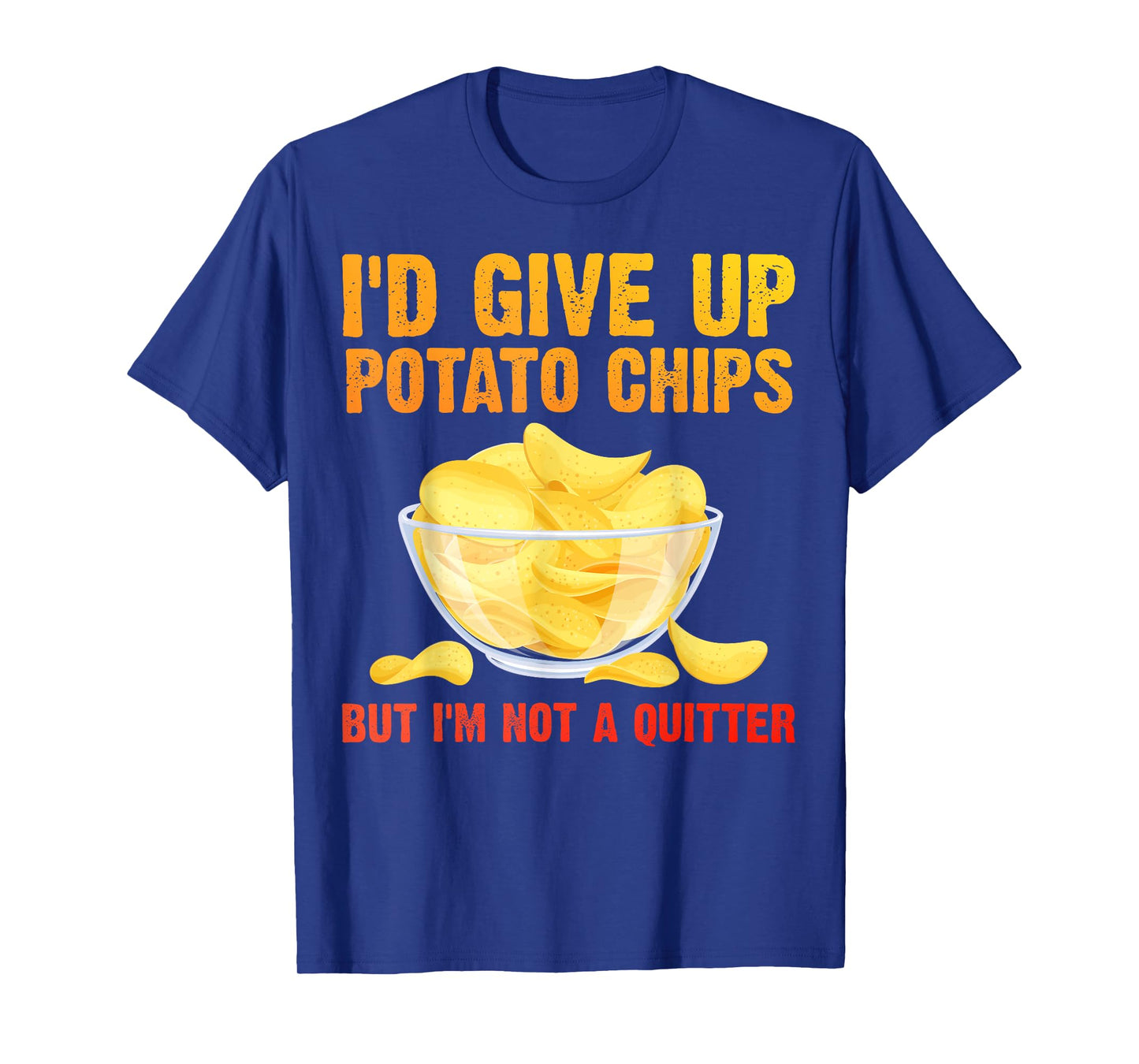 Funny Potato Chips Art For Men Women Kids Bag Of Chips Lover T-Shirt
