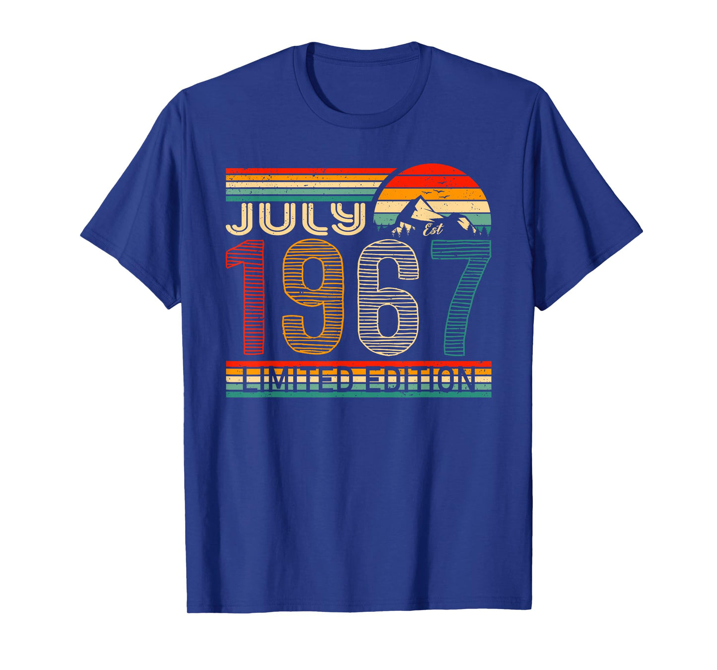 July 1967 Limited Edition Classic 1967 Year Vintage Birthday T-Shirt