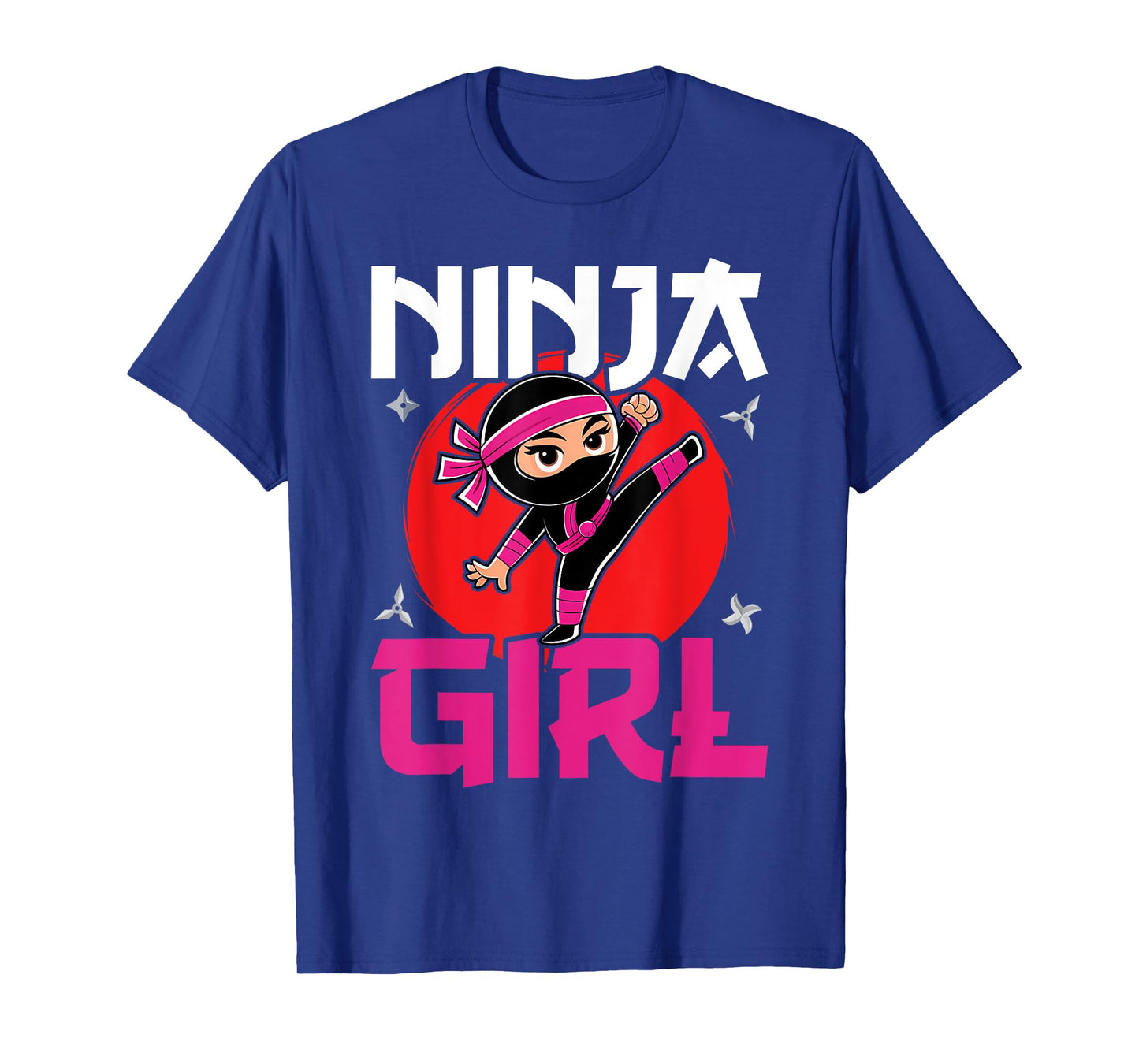 Cute Ninja Fighter Costume Ninja Girl T-Shirt