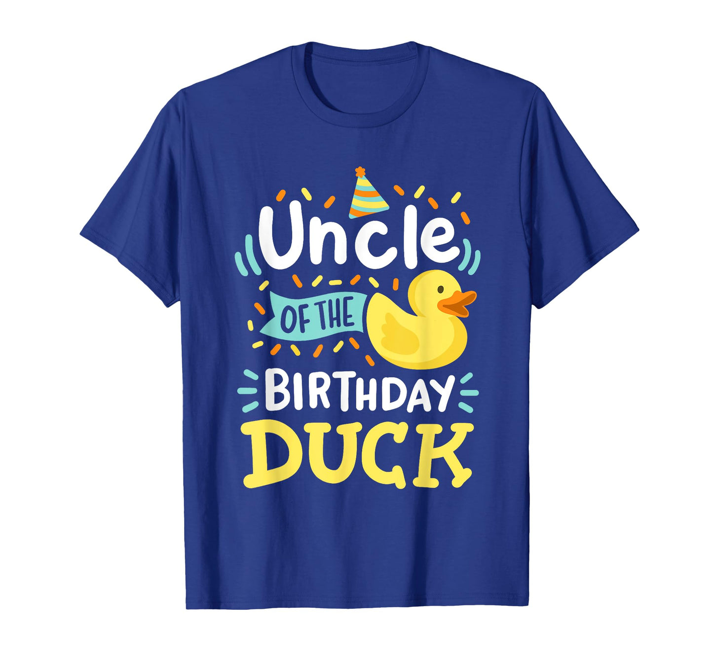 Uncle Of The Birthday Duck Boy Rubber Duck Bday Family T-Shirt