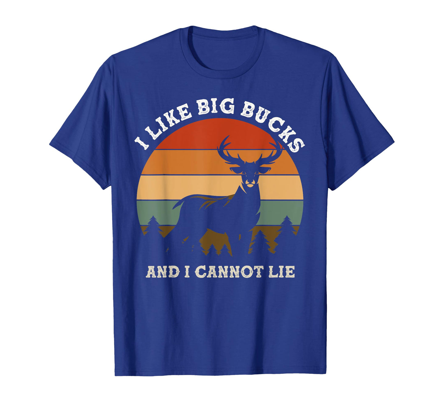 I like big bucks and i cannot lie retro with mountain pine T-Shirt