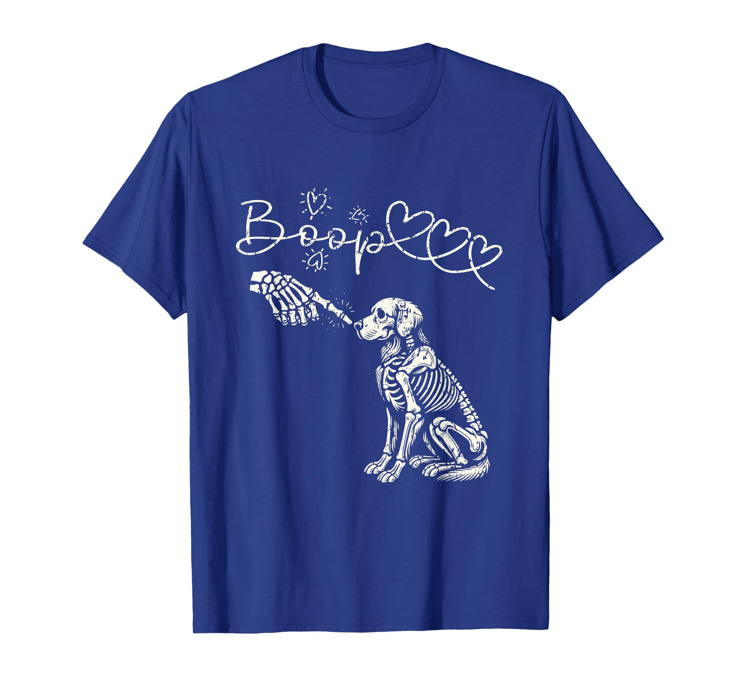Skeleton Hand Boop Golden Retriever Dog Lover T-Shirt for Men Women Kids