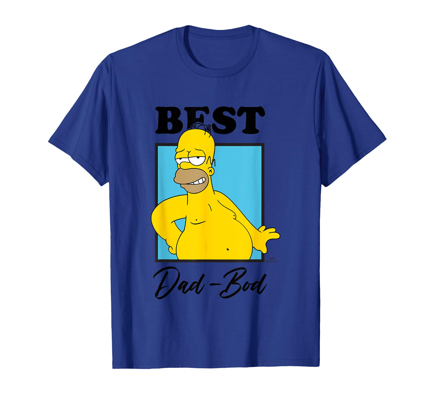 The Simpsons Father's Day Homer Best Dad Bod T-Shirt