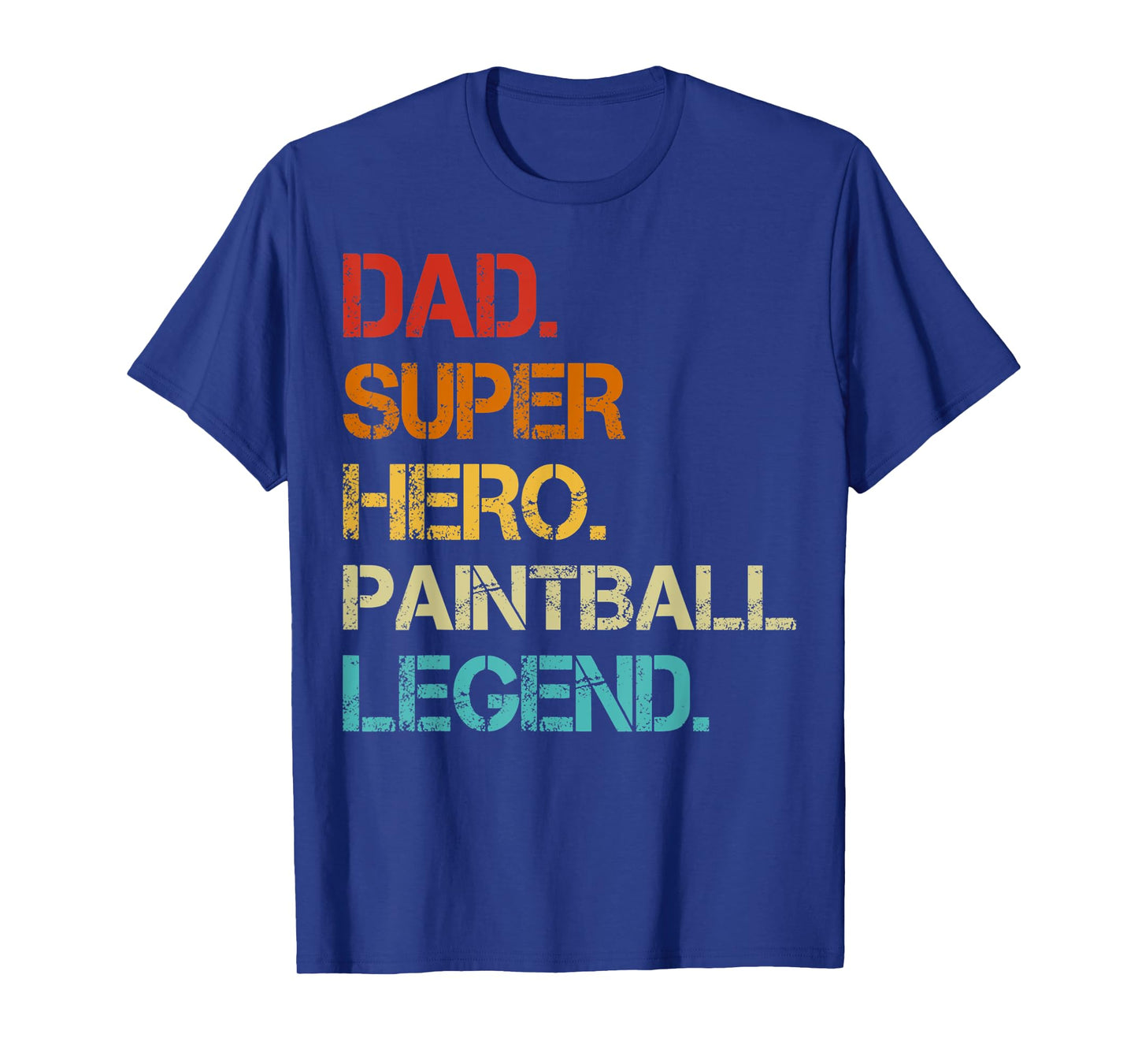 Mens Vintage Style Dad Hero Paintball Legend Father's Day T-Shirt