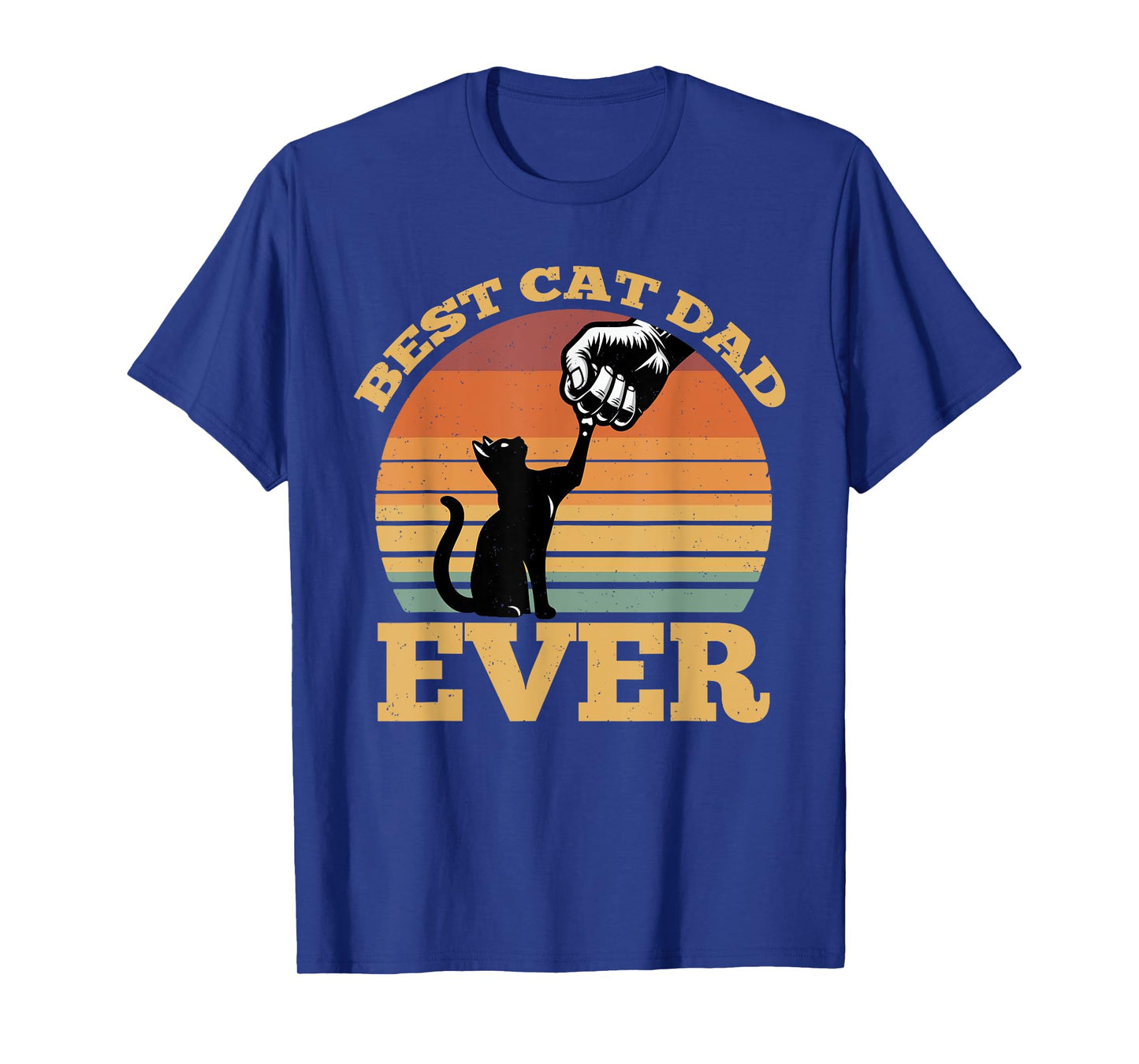 Best Cat Dad Ever Fathers Day Kitten Lover Feline Owner Papa T-Shirt