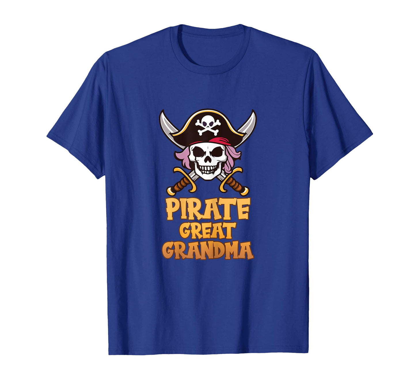 Pirate Great Grandma Funny Captain Halloween Costume T-Shirt