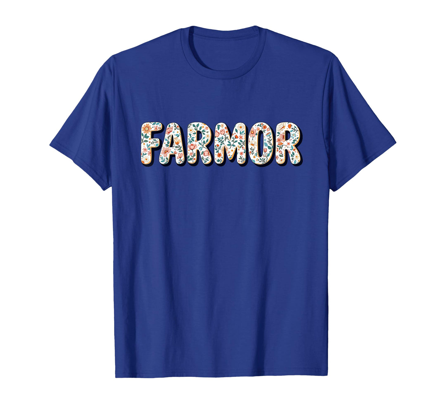 Wildflowers Farmor Floral Mother's Day Farmor T-Shirt