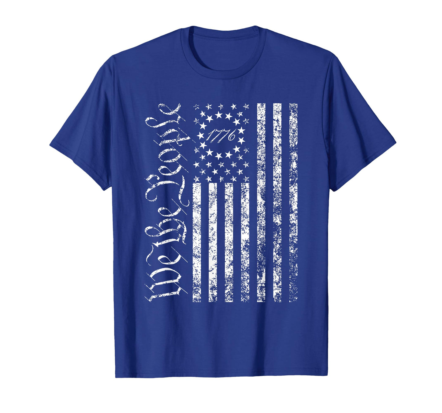 4th Of July We The People American 1776 Old American Flag T-Shirt