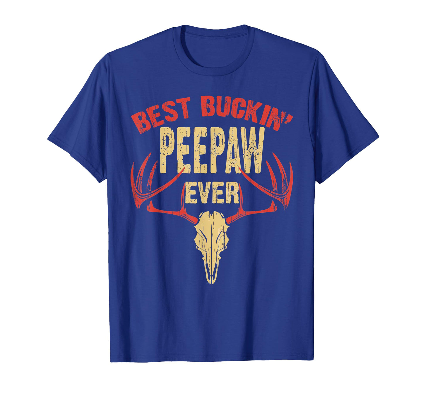 Mens Best Buckin Peepaw Ever T-Shirt Deer Hunters T-Shirt