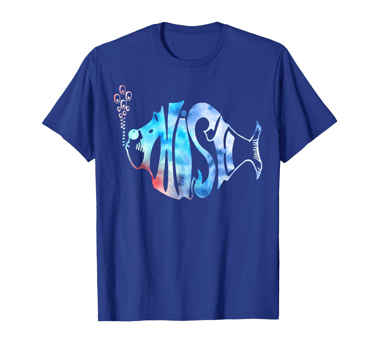 Colorful Phish-Jam, Tie-Dye Tee For Fisherman Fish Graphic T-Shirt