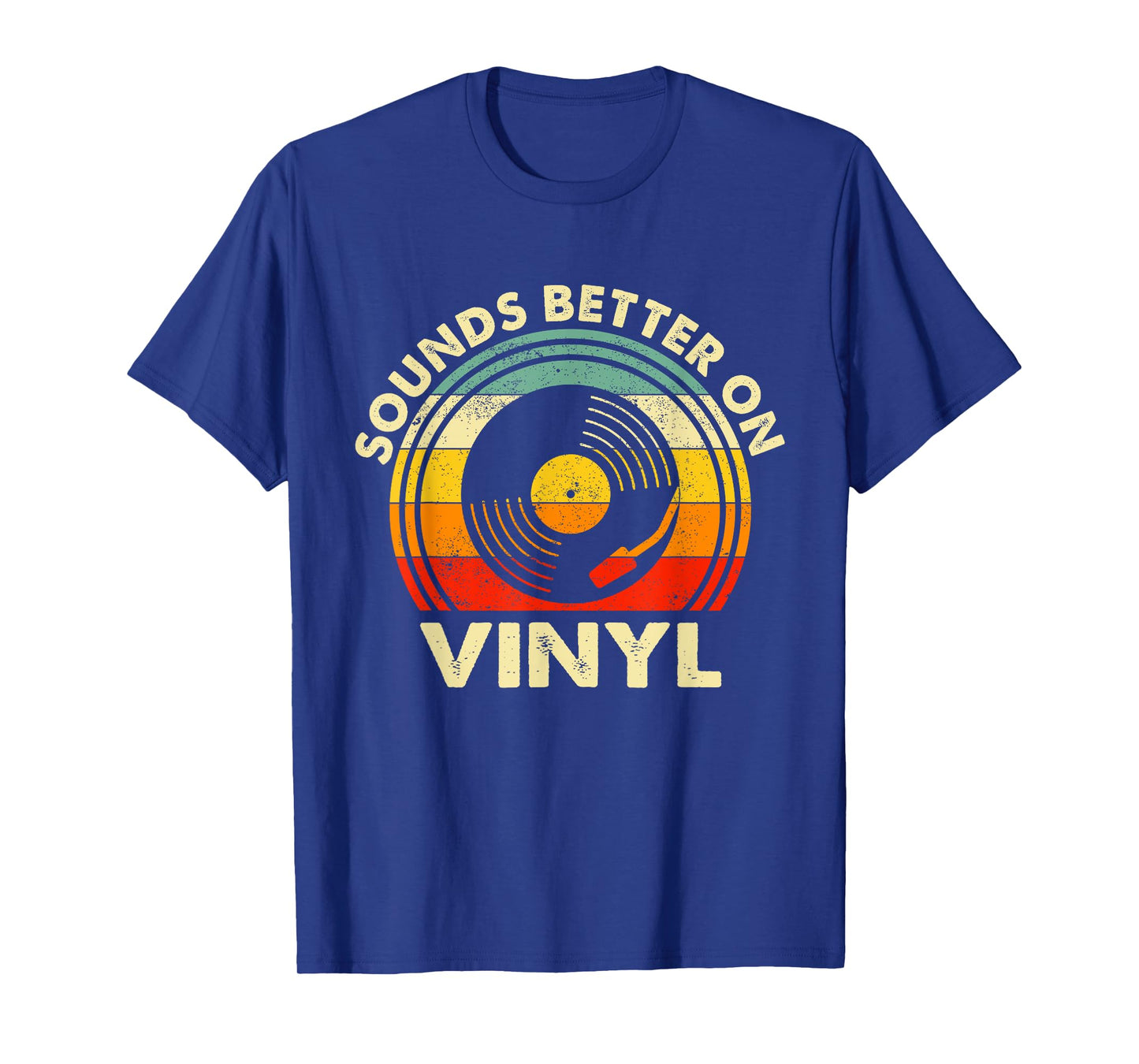Sounds Better On Vinyl - Music Lover Disc Records Collector T-Shirt