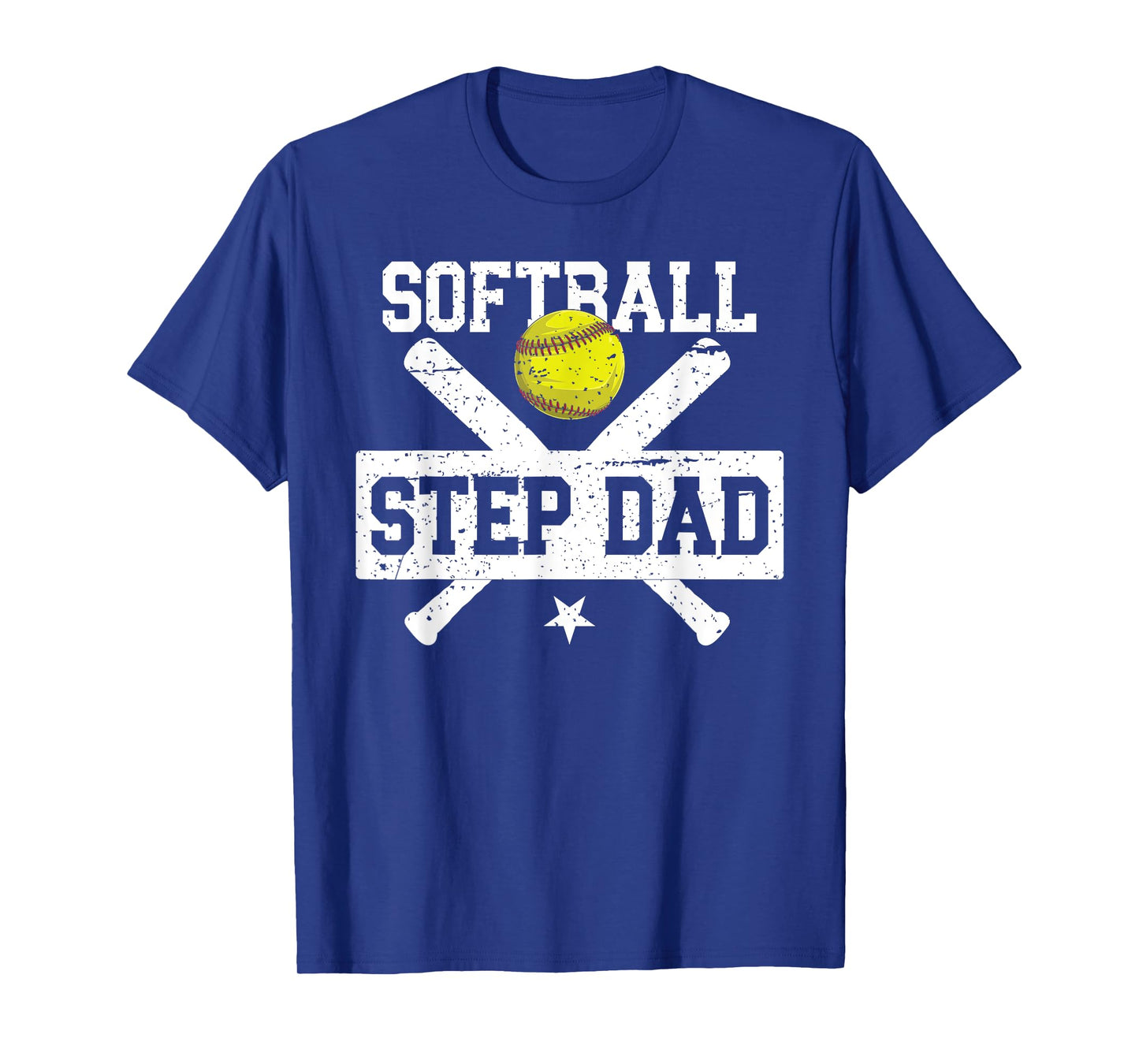 Softball Step Dad Of A Softball Player Stepdad T-Shirt