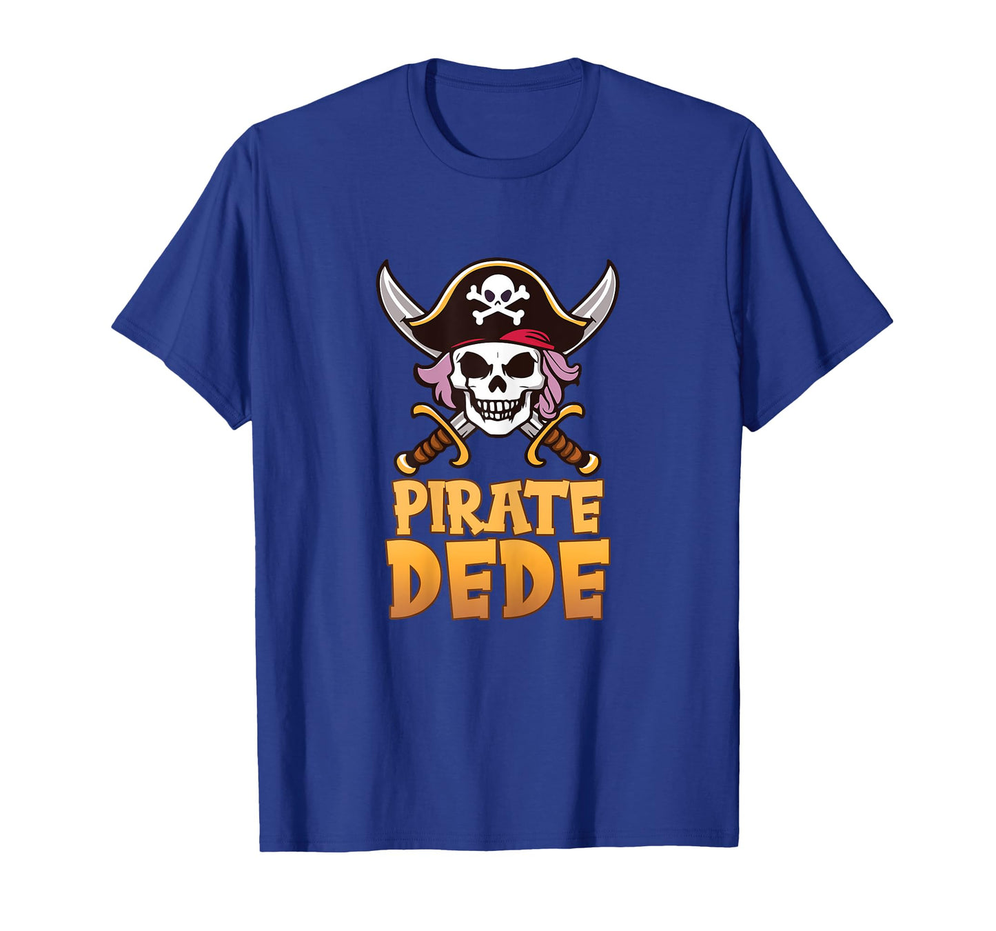 Pirate Dede Funny Captain Matching Grandma Halloween Costume T-Shirt