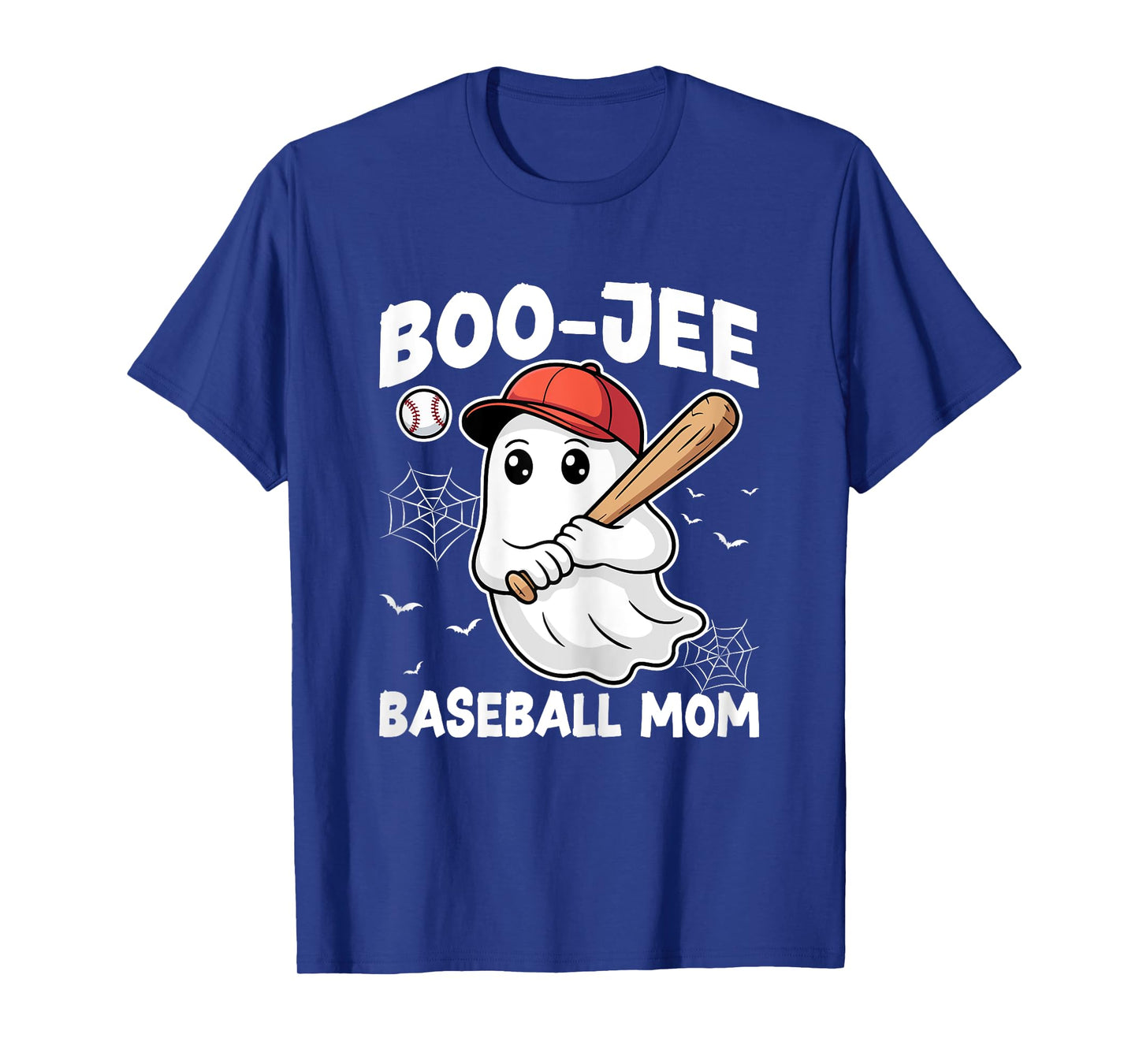 Boo Jee Baseball Mom Ghost Spooky Halloween Mother T-Shirt