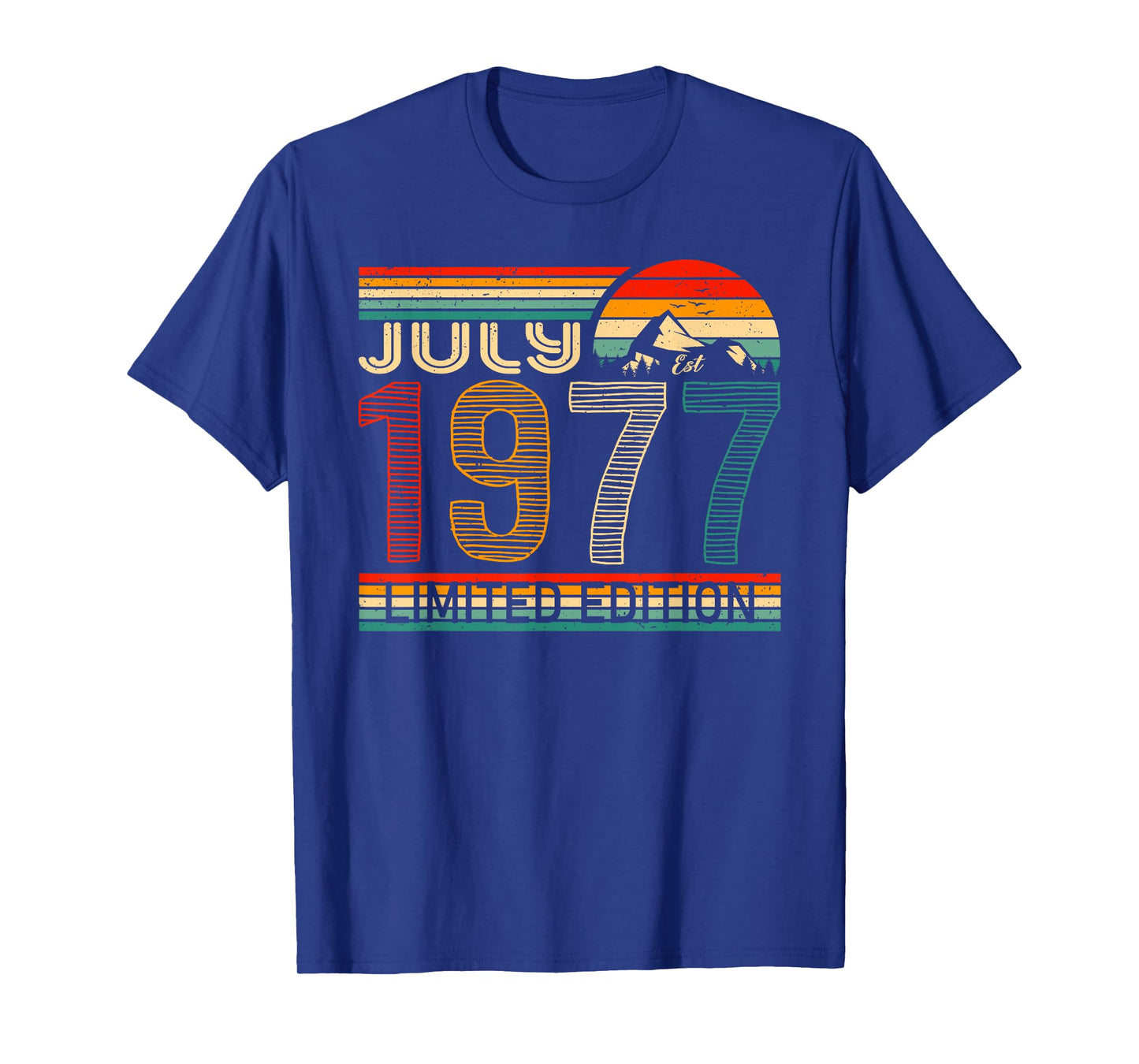 July 1977 Limited Edition Classic 1977 Year Vintage Birthday T-Shirt