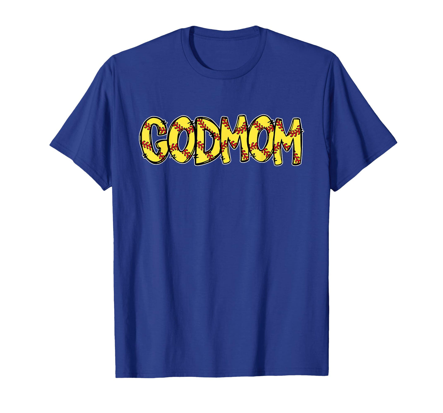 Retro Softball Mommy Godmom Birthday Party T-Shirt