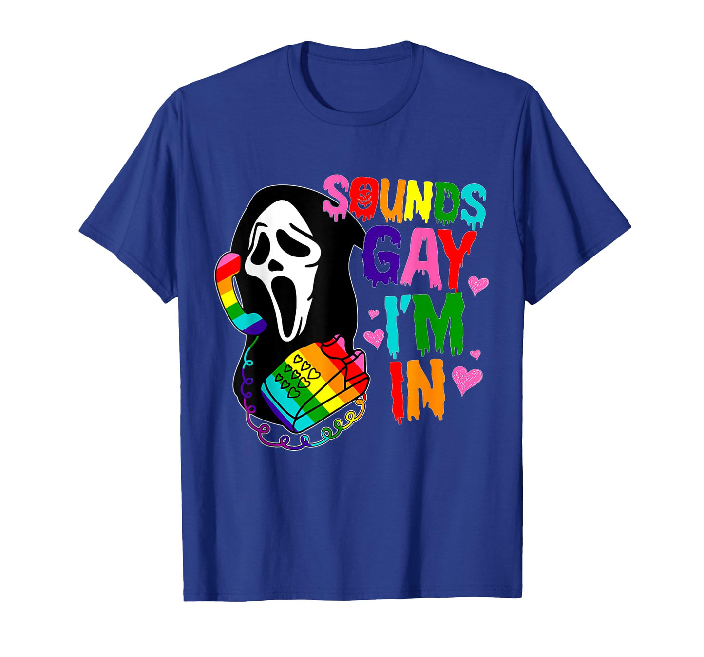 Ghost Sounds Gay I'm In LGBT Pride Month T-Shirt