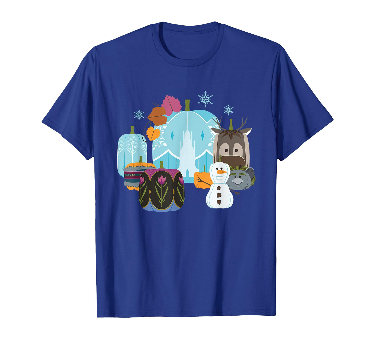 Disney Princess Frozen Pumpkins Autumn Harvest Fall Palace T-Shirt