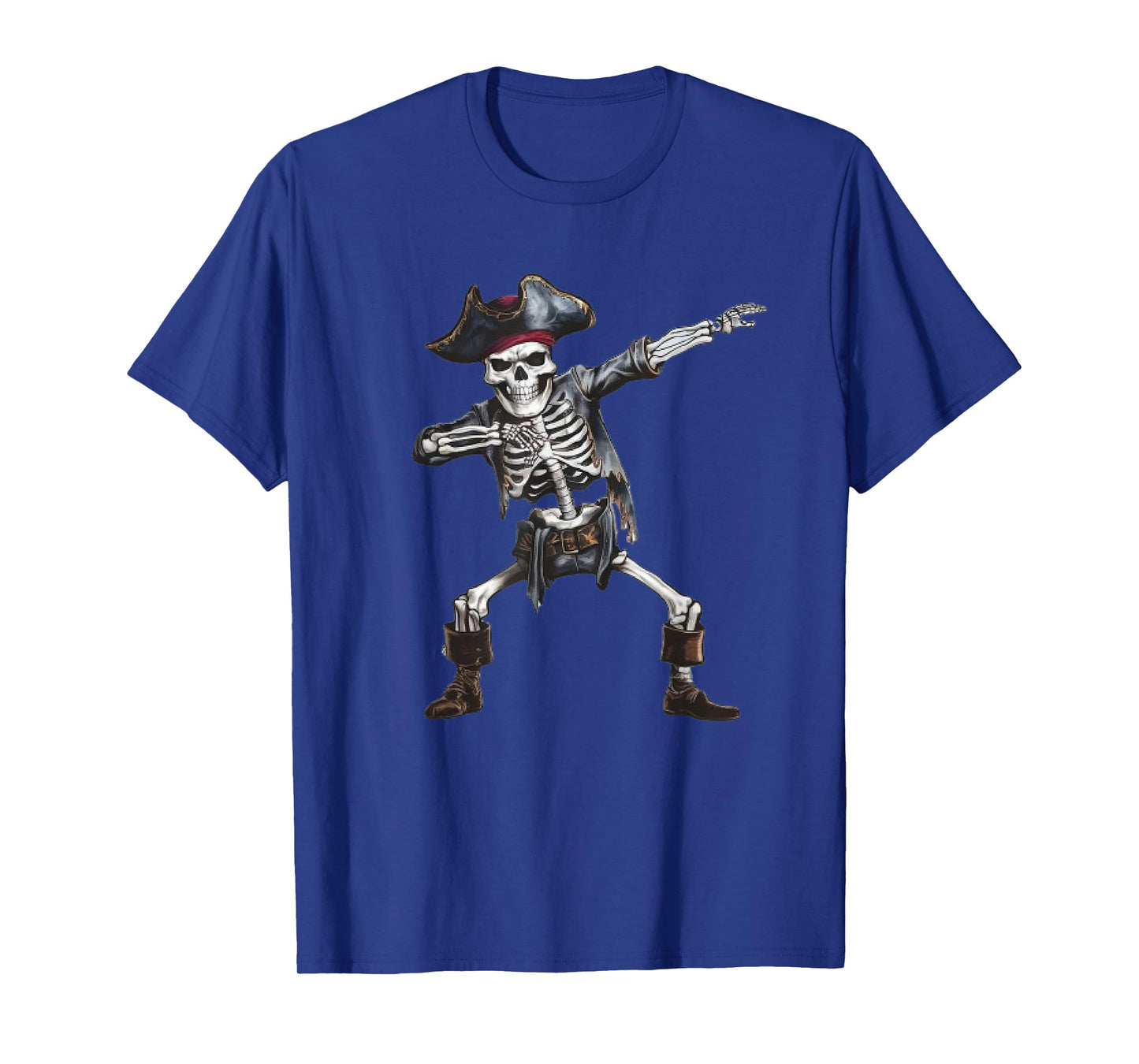 Dabbing Skeleton Pirate Halloween Kids Jolly Roger Pirate T-Shirt