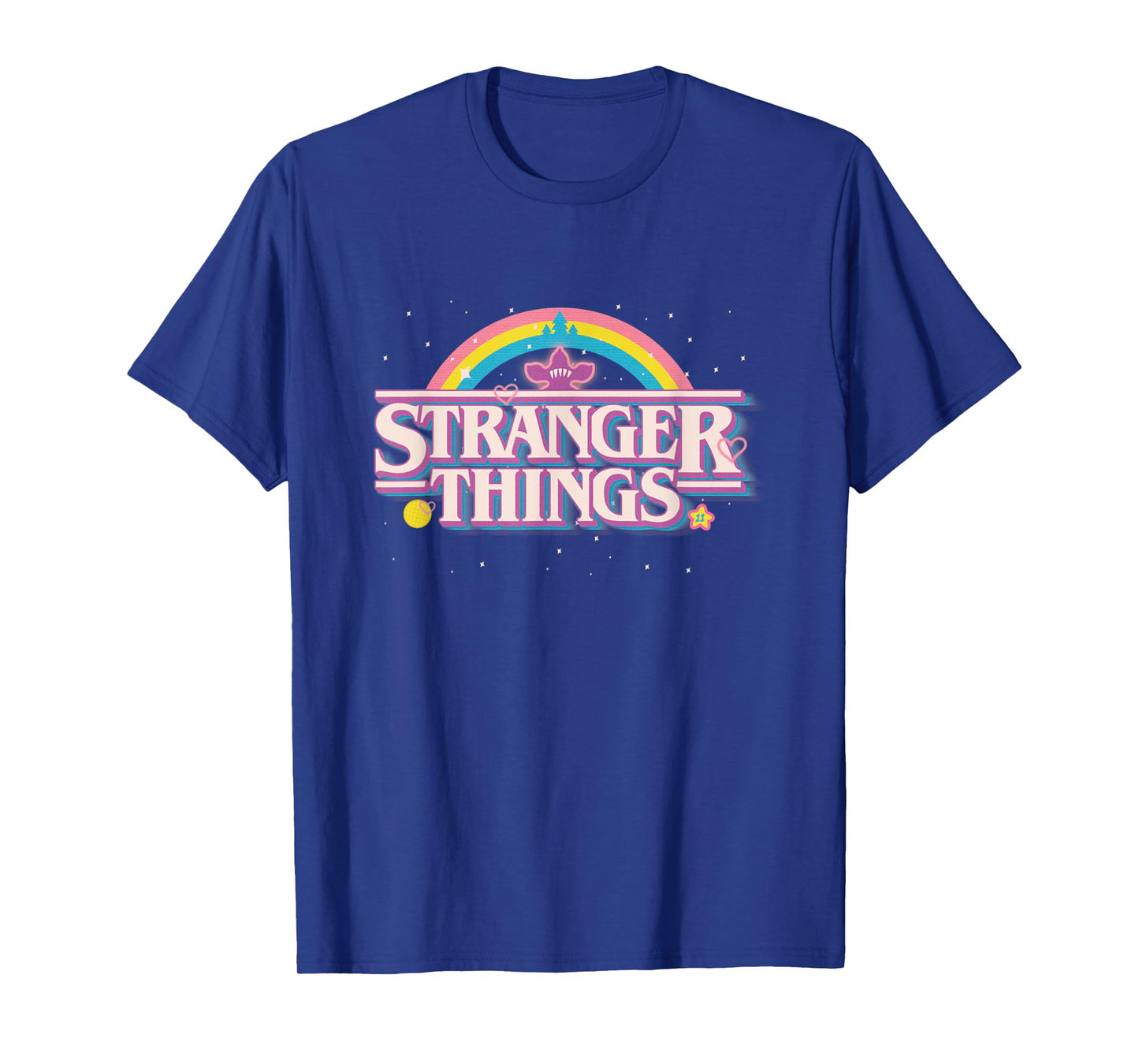 Stranger Things Rainbow Cute Demogorgon Title Logo T-Shirt
