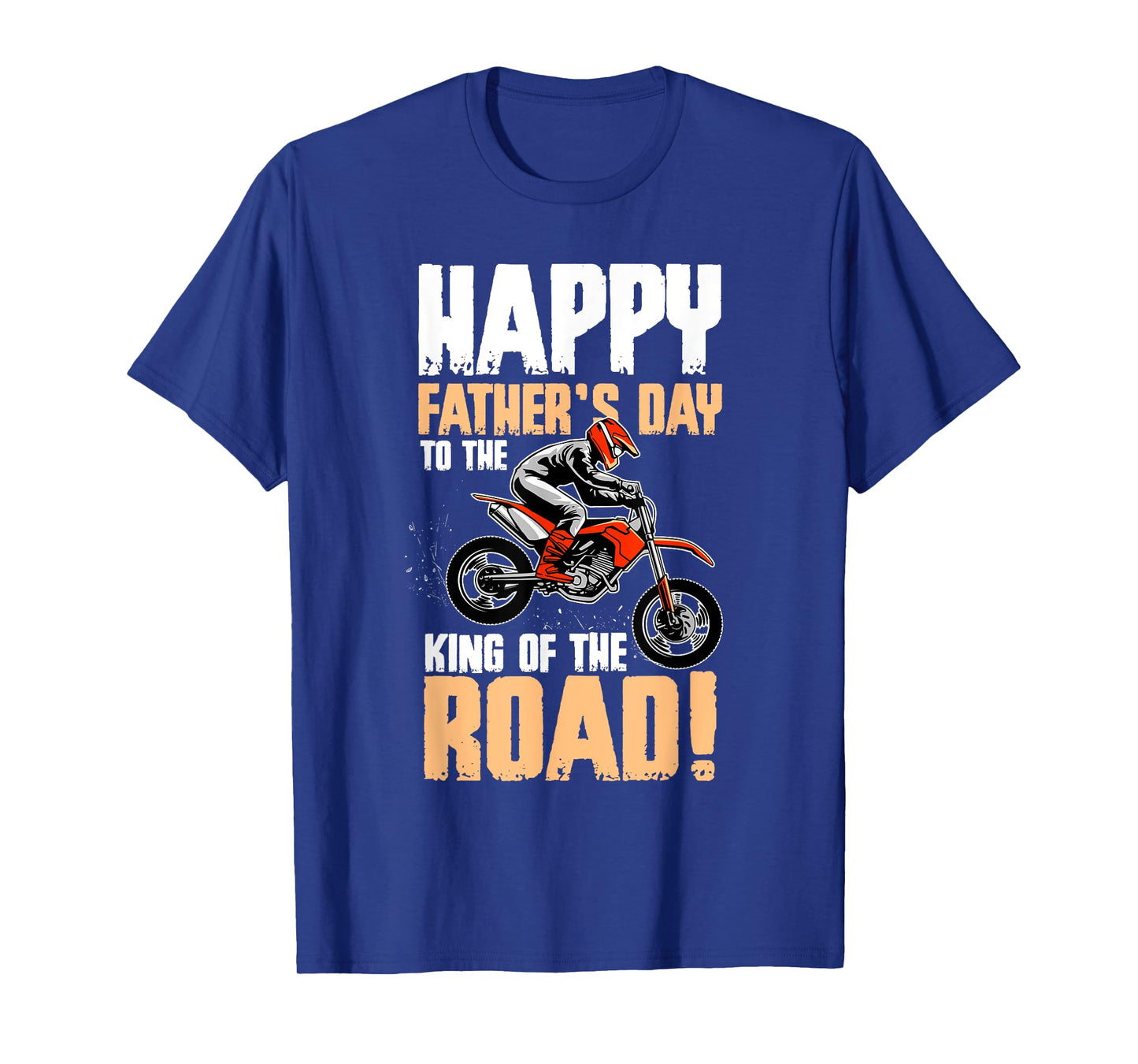 Dirt Bike Dad Fathers Day Cool Motocross Biker Papa Men T-Shirt