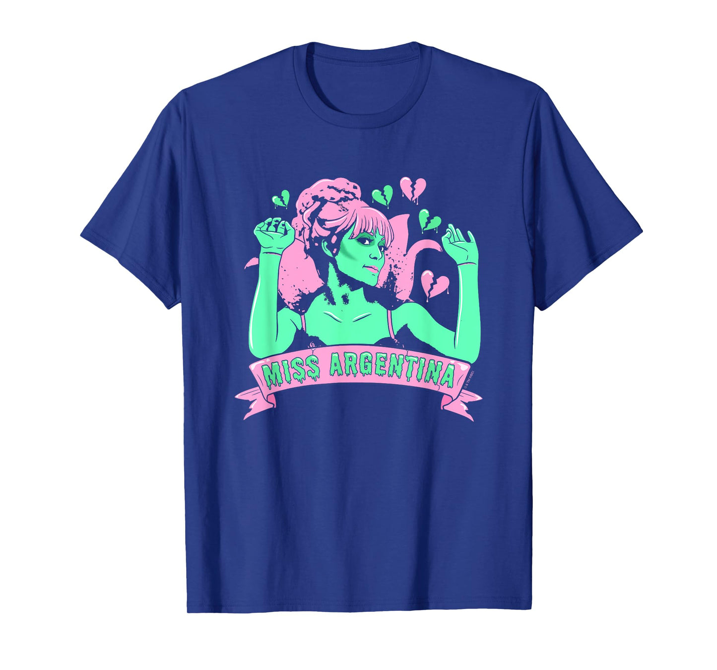 Beetlejuice Iconic Miss Argentina Pastel Colors Big Portrait T-Shirt