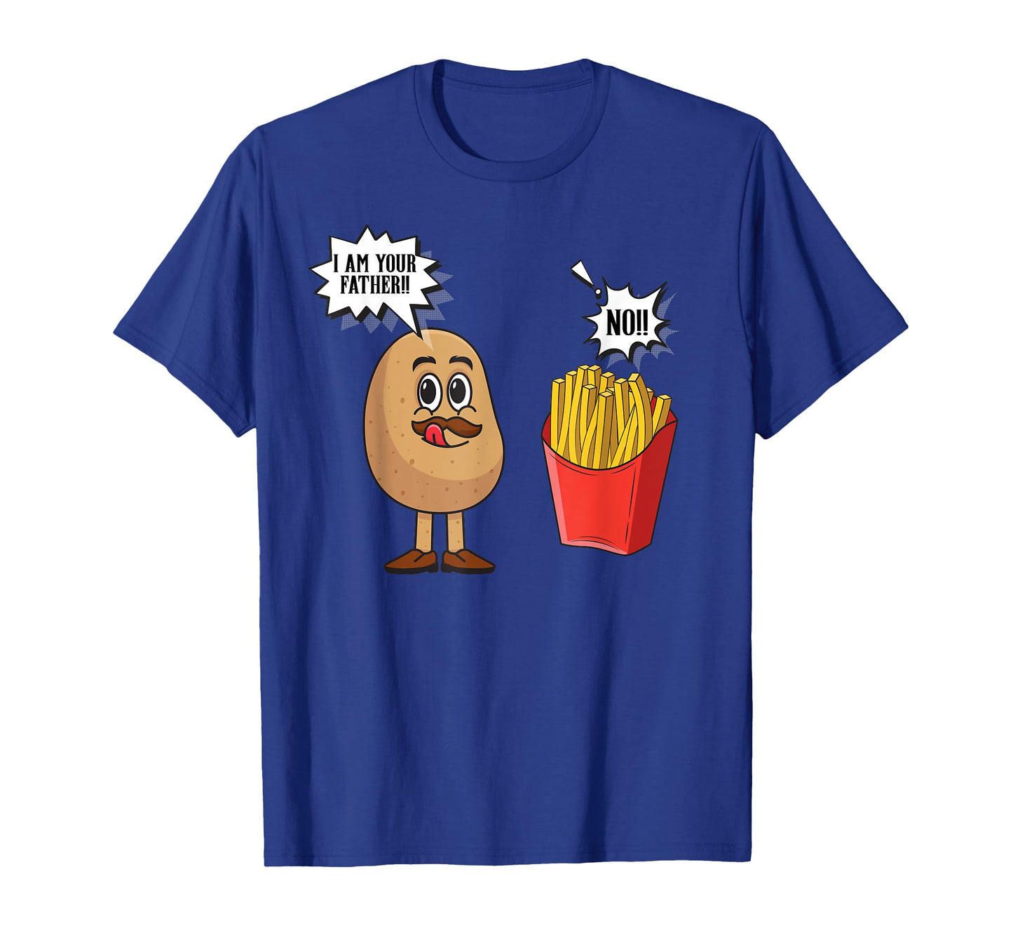 Potato Pun I Am Your Father | Funny French Fries Potato T-Shirt