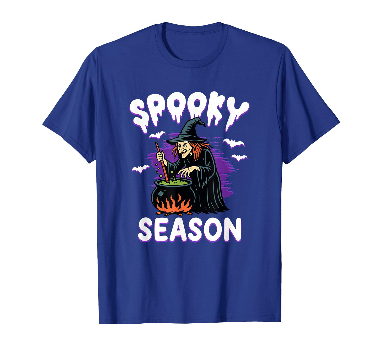 Spooky Season Cute Witch Cauldron Halloween T-Shirt