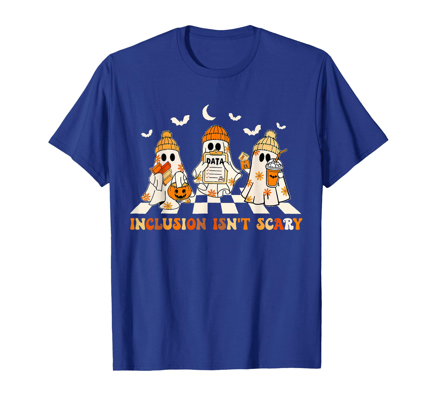 Funny Sped Teacher Halloween Ghost Inclusion Isn't Scary T-Shirt
