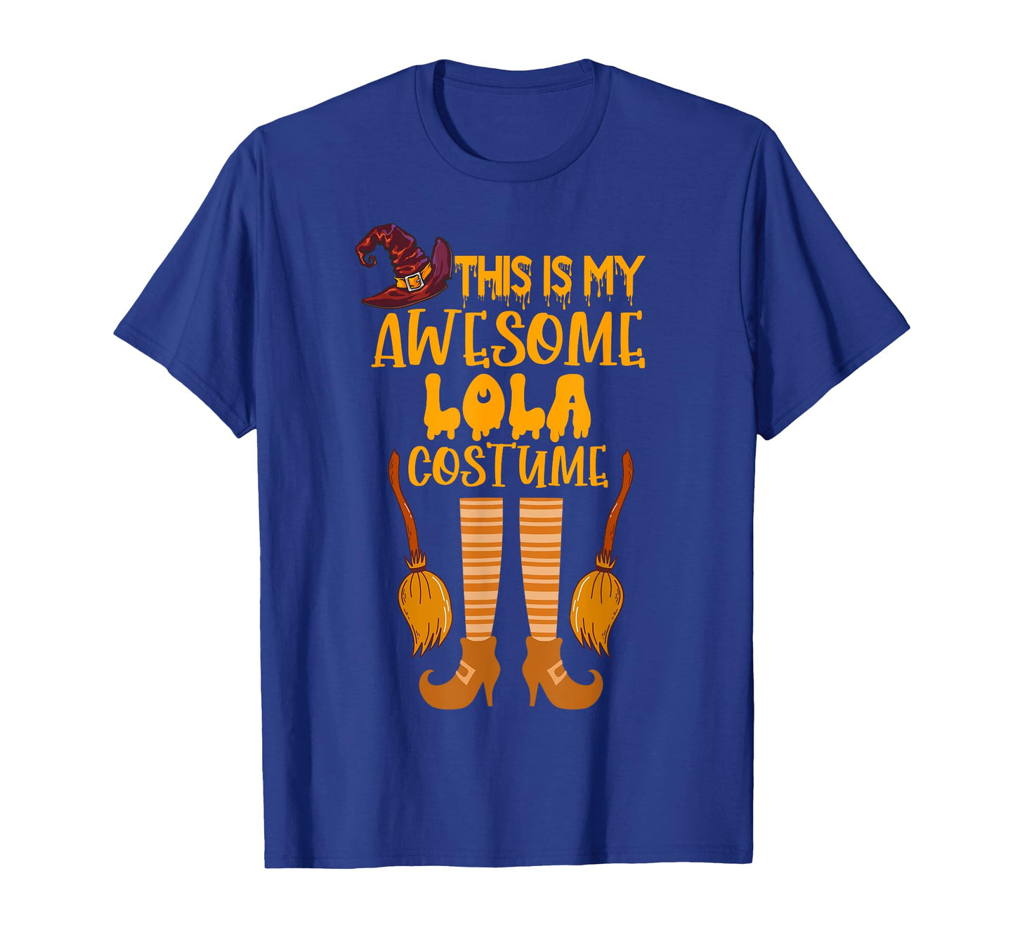 This is my Awesome Halloween Lola Costume Funny Grandma T-Shirt